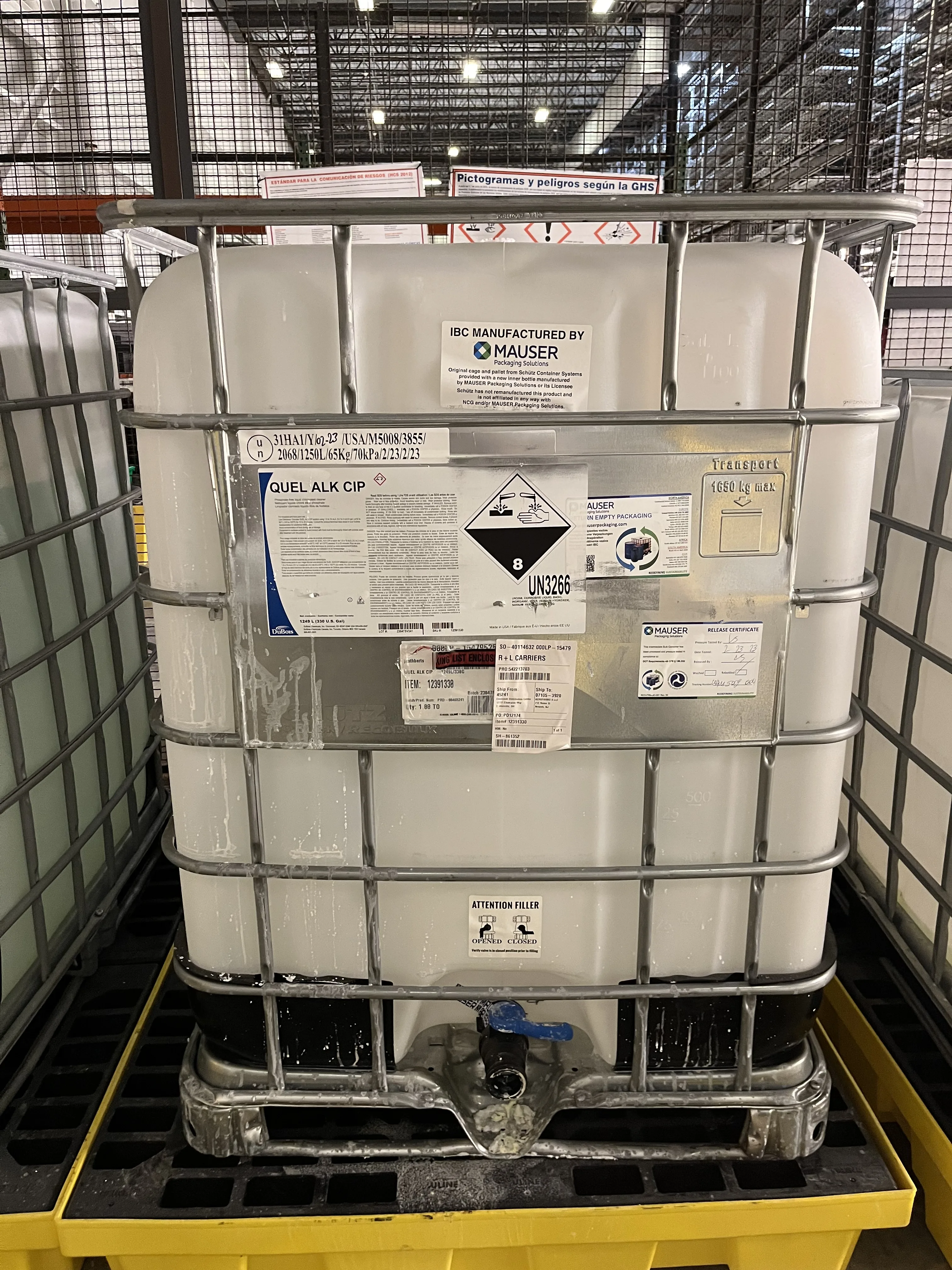 AEROFARMS LOT 10 - Specialized Cleaning Solutions & 350-Gallon Totes, photo 3
