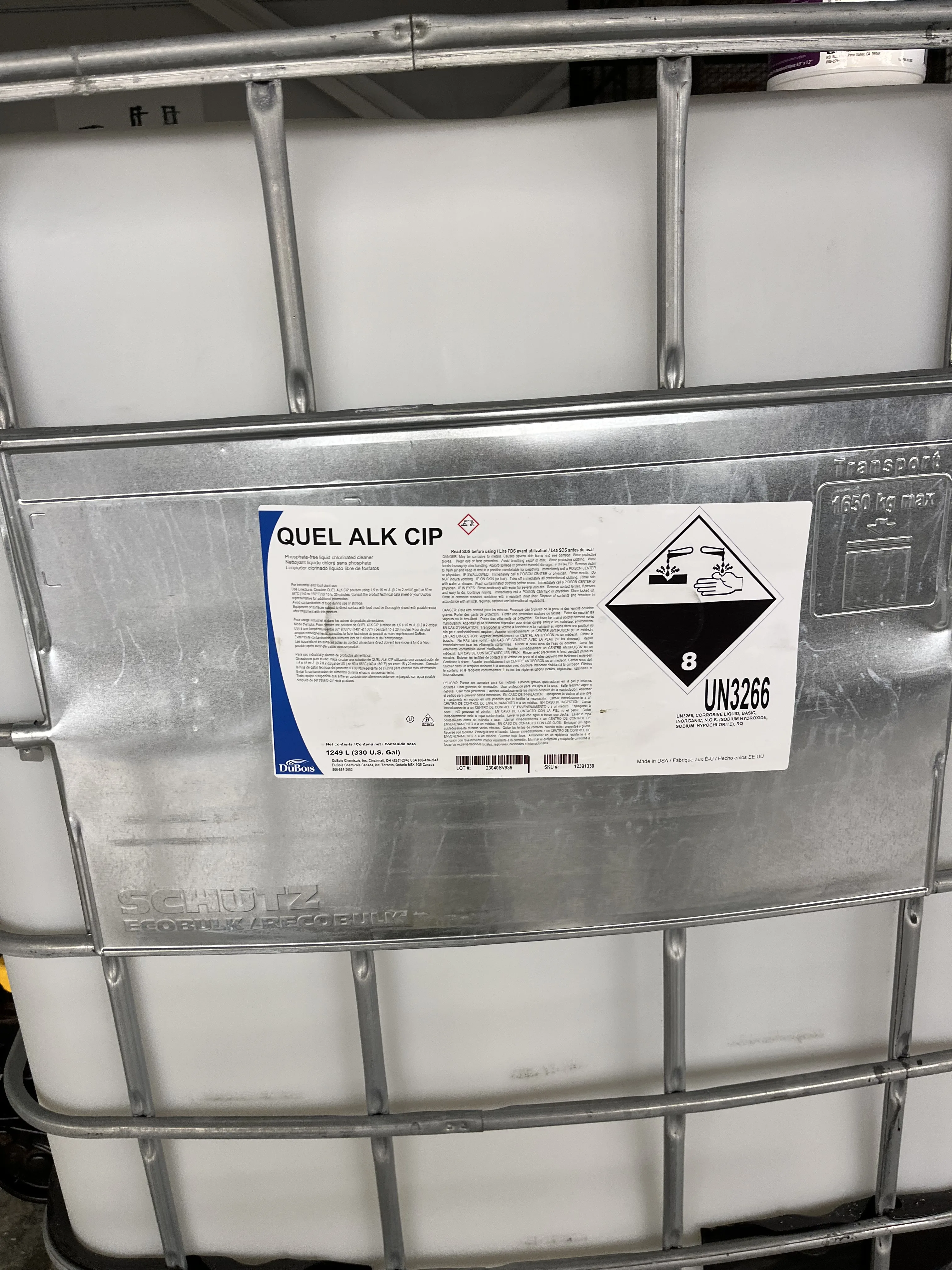 AEROFARMS LOT 10 - Specialized Cleaning Solutions & 350-Gallon Totes, photo 8