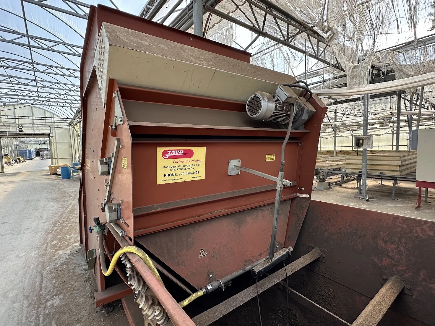 WHITES AUCTION LOT 114 - Used Javo Big-Bale Soil Breaker Unit for Horticulture - Efficient Substrate Handling, photo 3