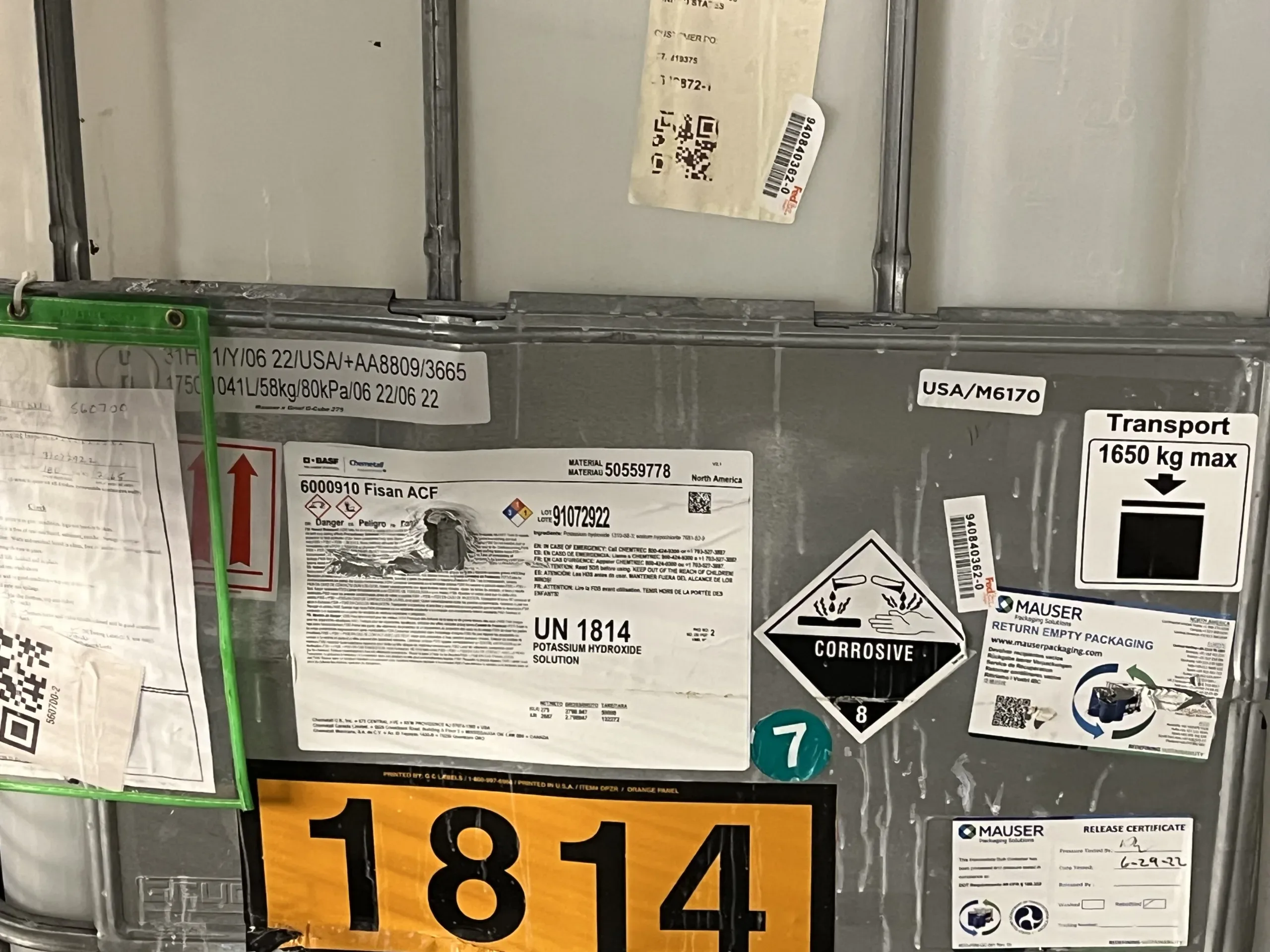 AEROFARMS LOT 12 -  Hydroponic Nutrients - Potassium Hydroxide, pH 4 Buffer, Botanigard ES, Oxidite 2.0, Alpet Food Grade Hand Sanitizer, photo 7