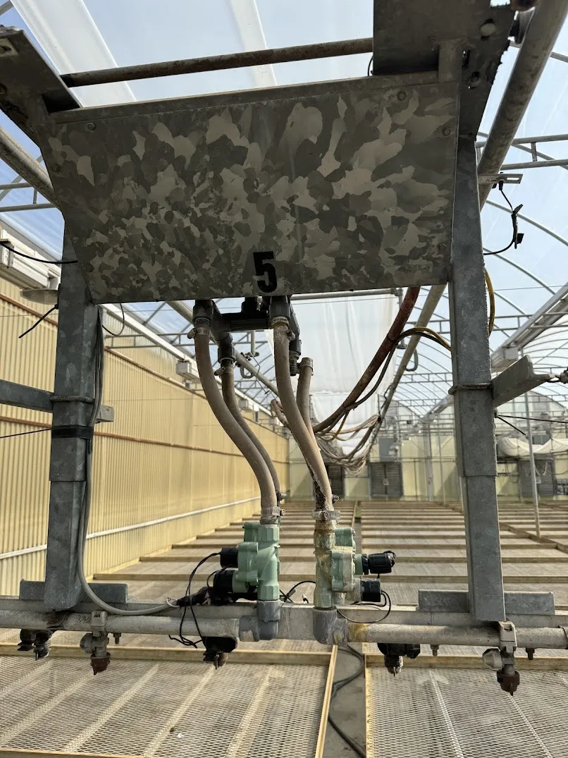 WHITES AUCTION LOT 134- 21' Double Rail Watering Boom System Number 5 with Cherry Creek Systems Network Irrigation Controller in GH25A, photo 3