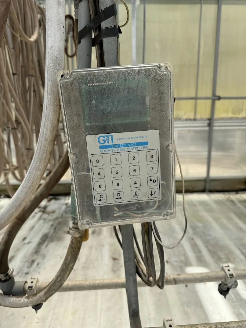 WHITES AUCTION LOT 149 - 21' Control Tower Watering Boom System with Cherry Creek Boom System Controller with GTI Number Pad in GH27 Bay 3, photo 2