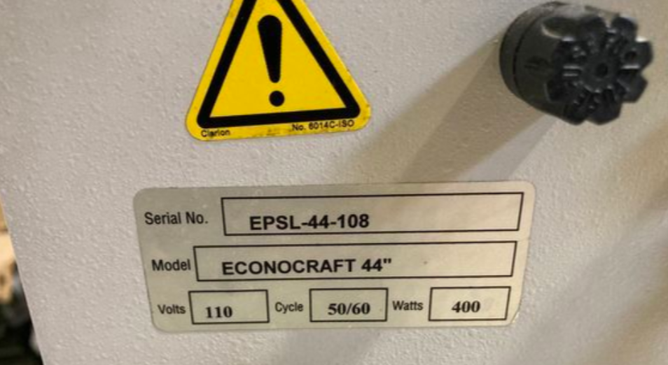 Ledco Econocraft 44 in Signmaster Roll Laminator, photo 7