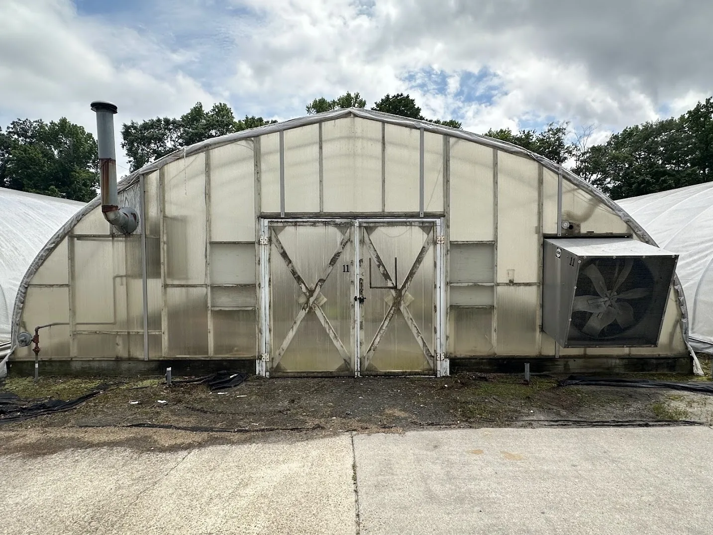WHITE'S AUCTION LOT 26 - CF11 - X.S. Smith 30' x 96' Criterion Quonset Hoop Cold Frame Greenhouse, photo 3