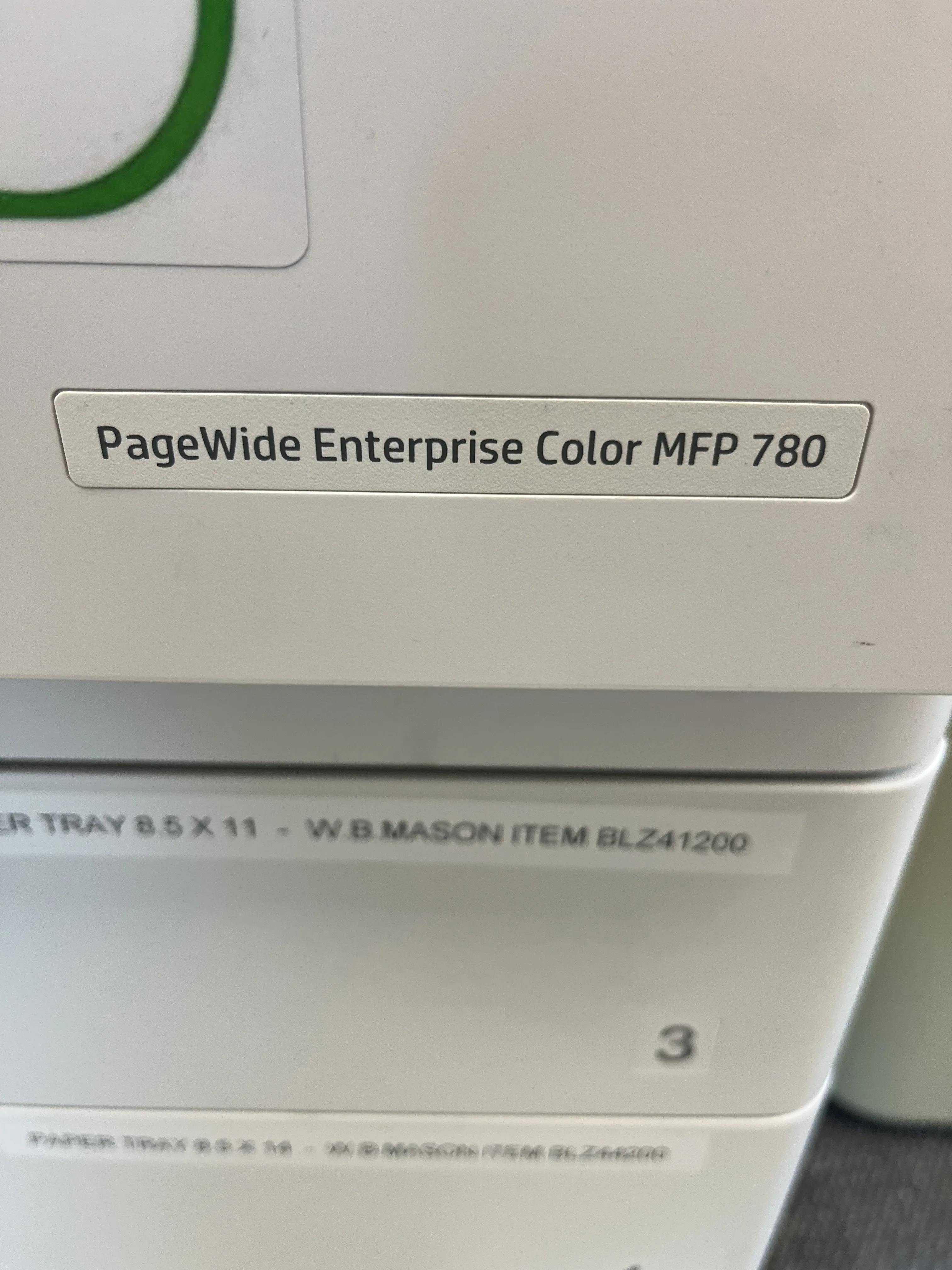 AEROFARMS LOT 62 - HP PageWide Enterprise Color MFP 780dn Multifunction Printer, photo 3