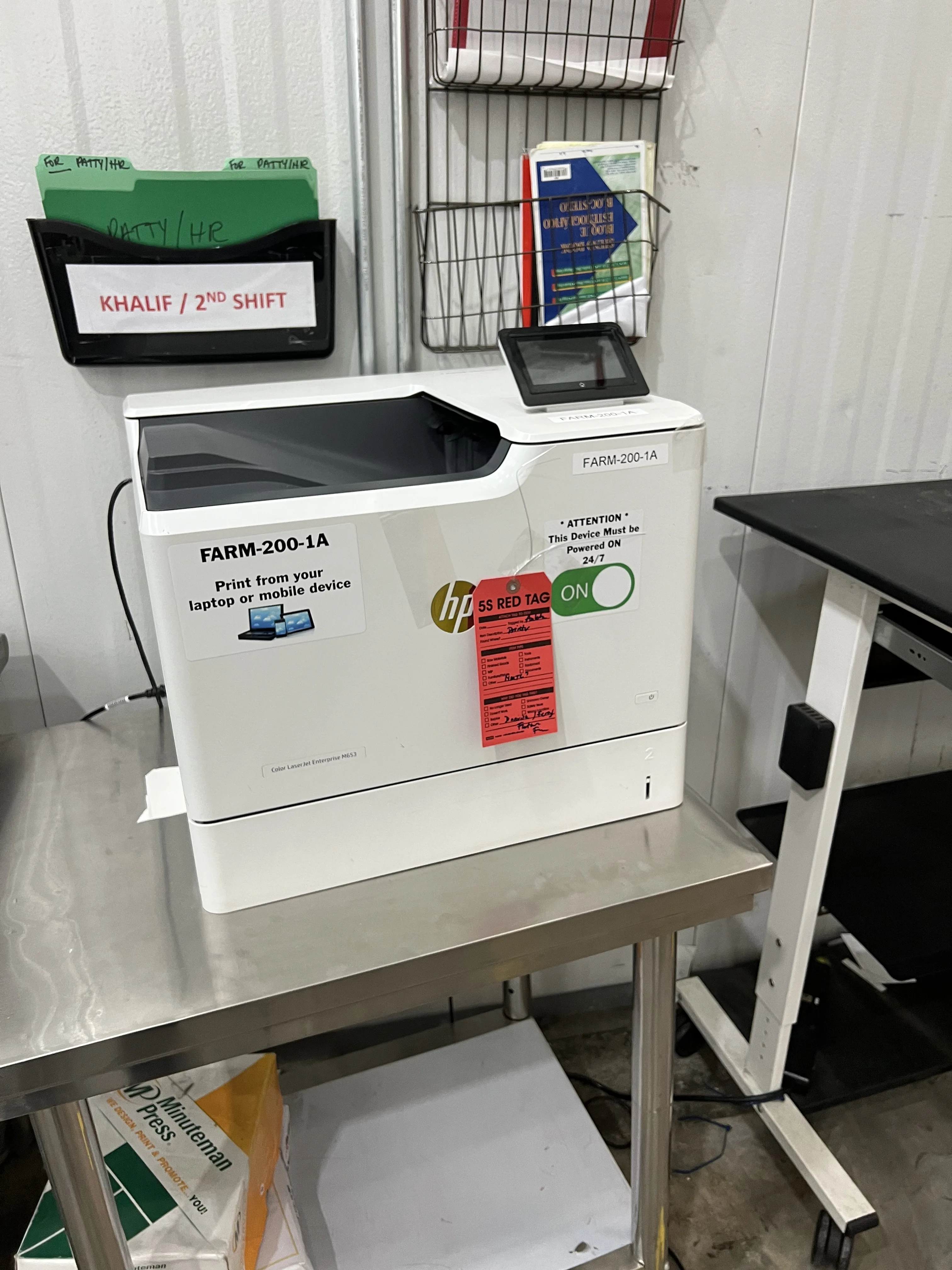 AEROFARMS LOT 86 - 2 HP Color LaserJet M653 Printers, photo 2