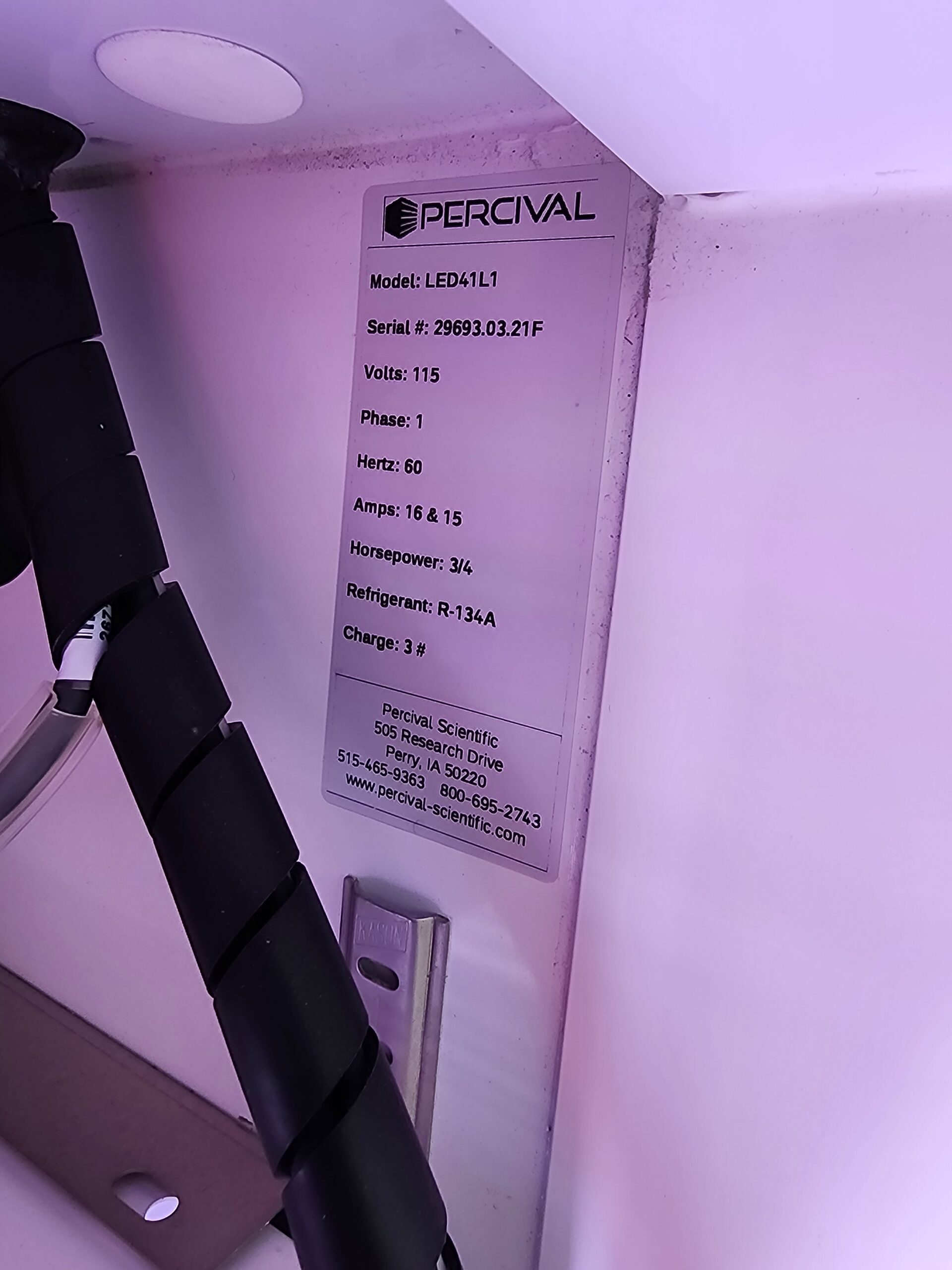 Percival Scientific LED-41L1 Plant Growth Chambers - Grand Rapids, Michigan, photo 6