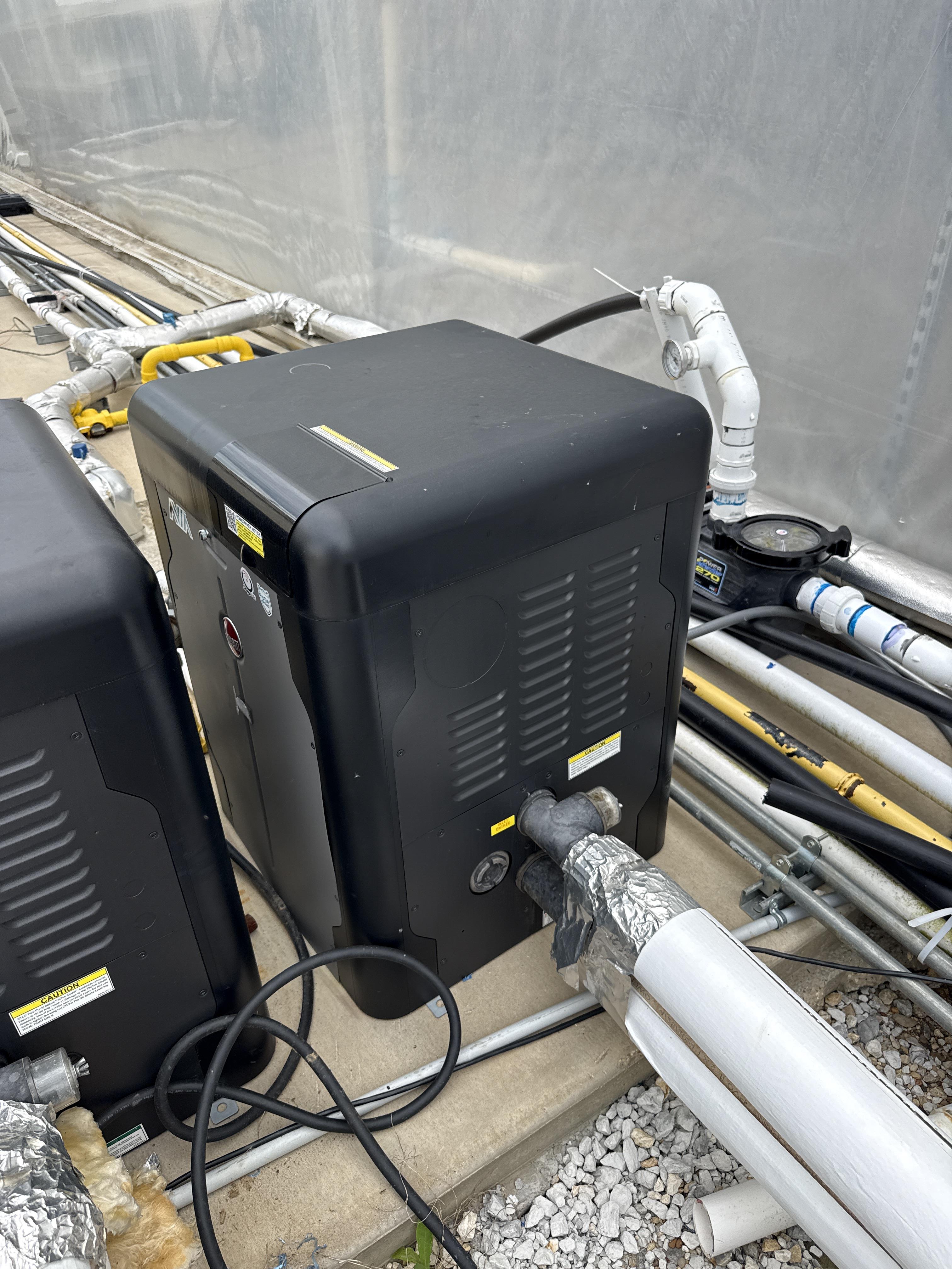 (2) Rheem AVIA Natural Gas Pool Heaters, 399,000 BTU, Model P M404A EN C, photo 2
