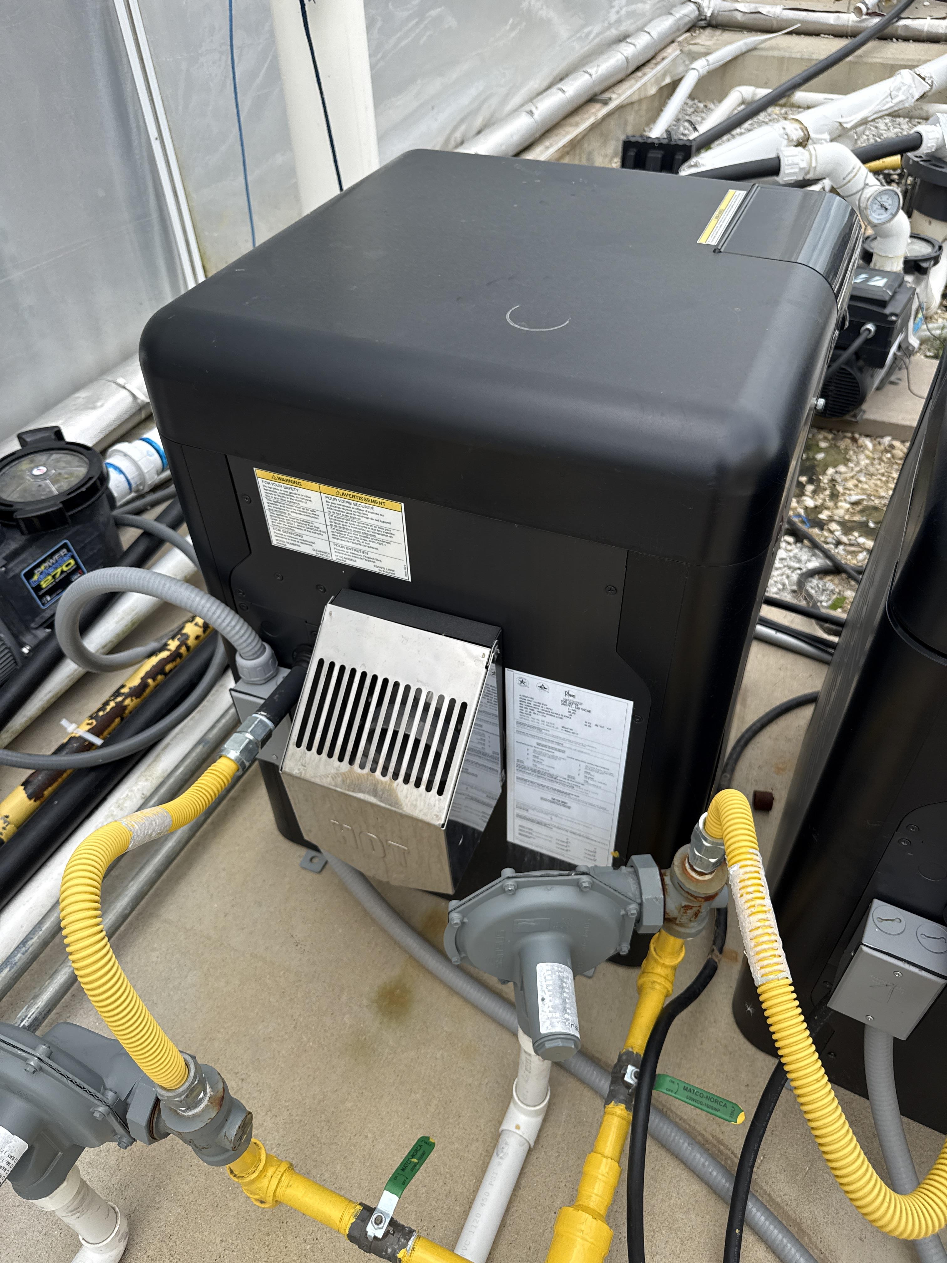 (2) Rheem AVIA Natural Gas Pool Heaters, 399,000 BTU, Model P M404A EN C, photo 5