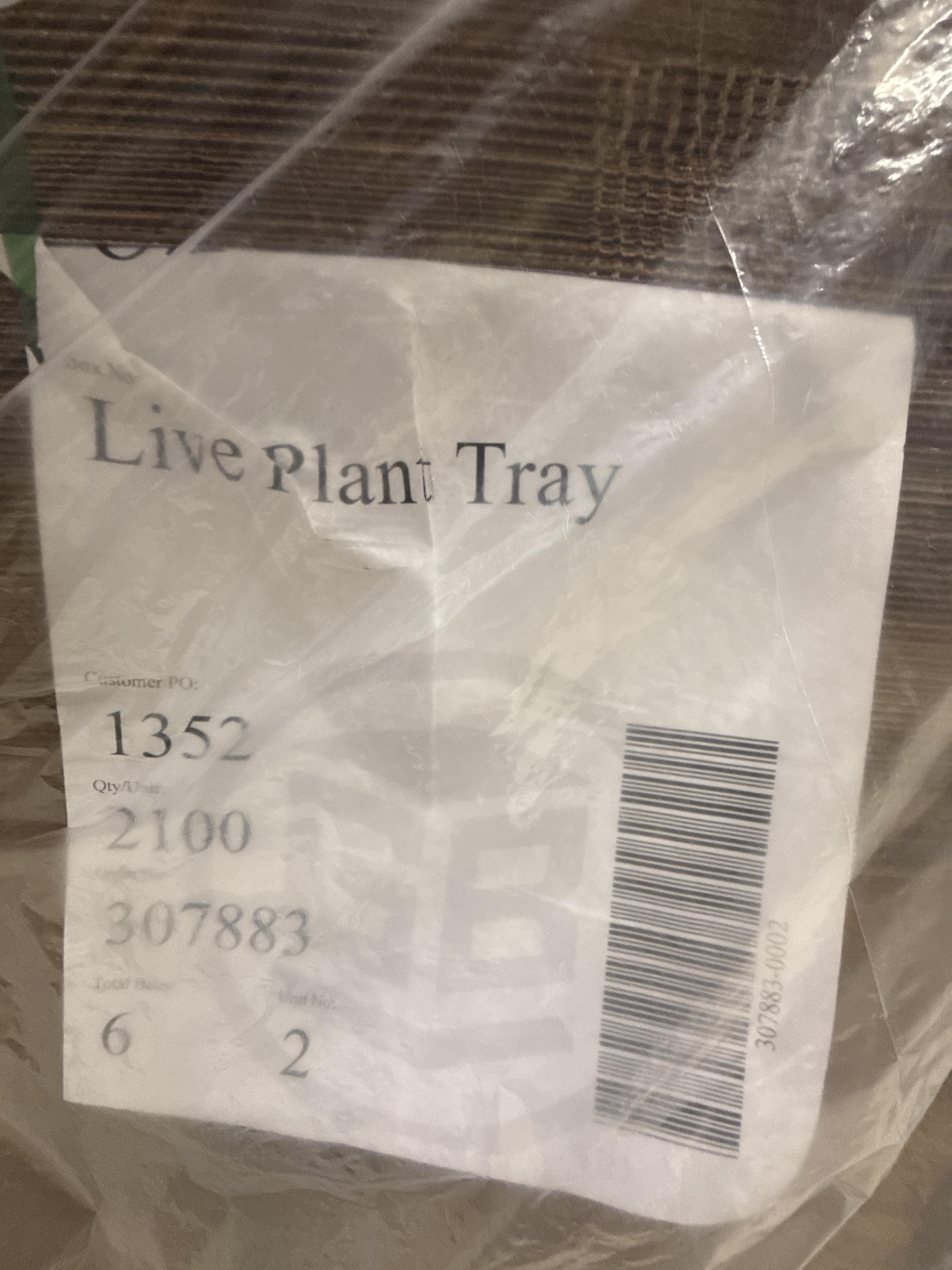 4 Pallets Live Plant Corrugated Display Trays – Approx. 8,400 Total Units, photo 3