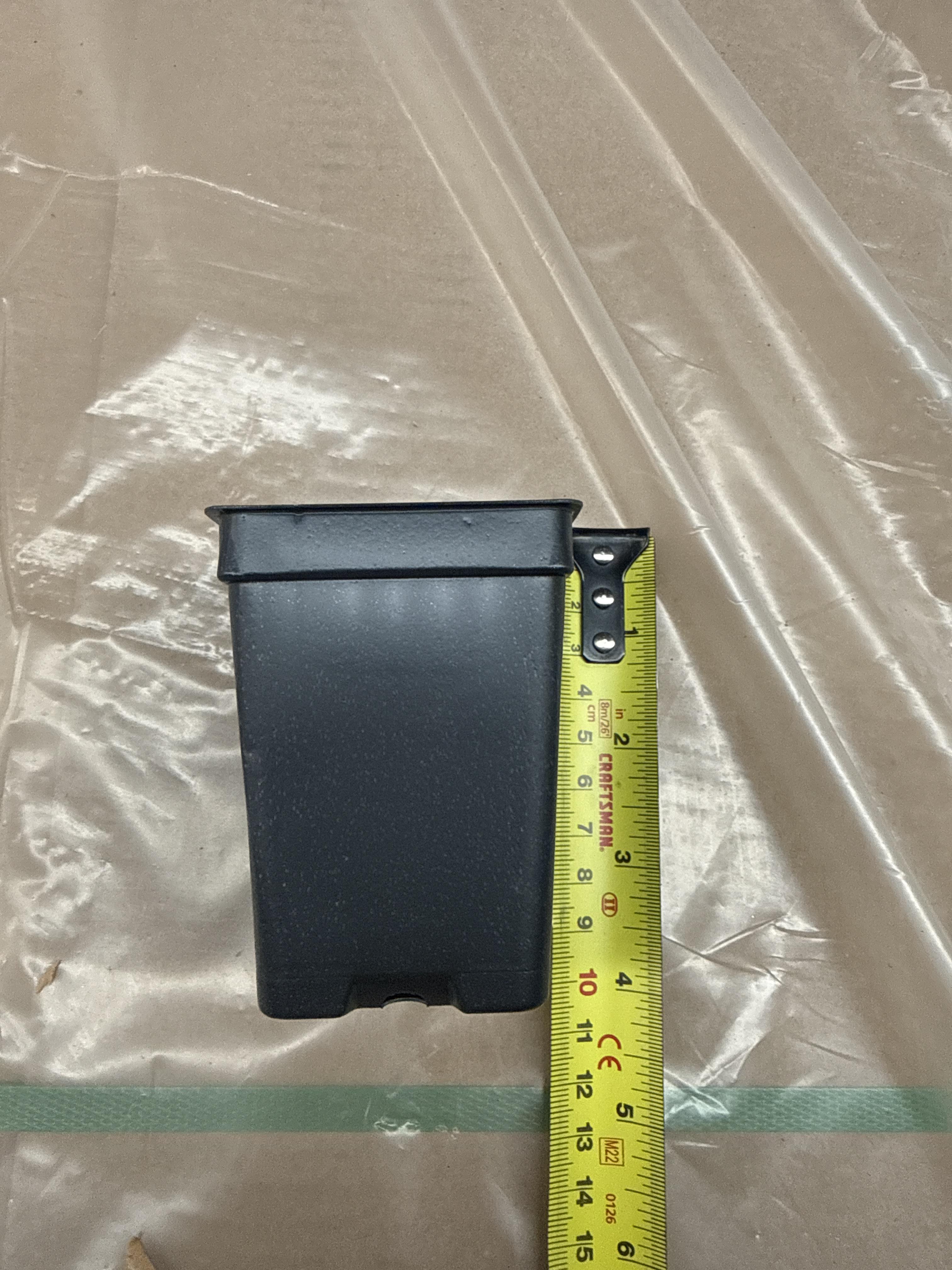 40 Boxes 3" Square Deep Vac Pots Rev Black Nursery Pots – 32,000 Total Units, photo 3