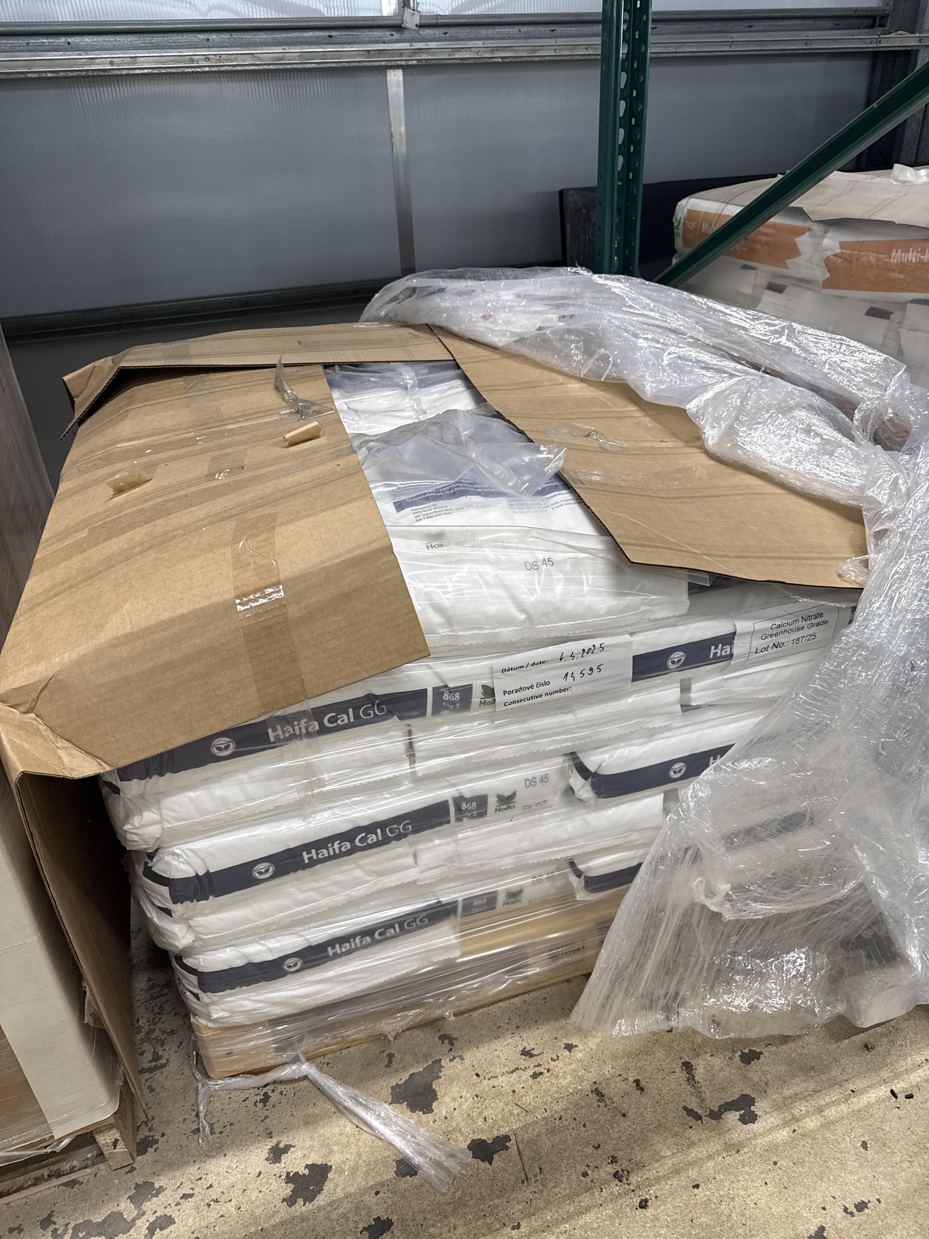 41 Bags Haifa Cal GG Calcium Nitrate Fertilizer – 50 Lb Bags / Approx. 2,050 Lbs Total, photo 2