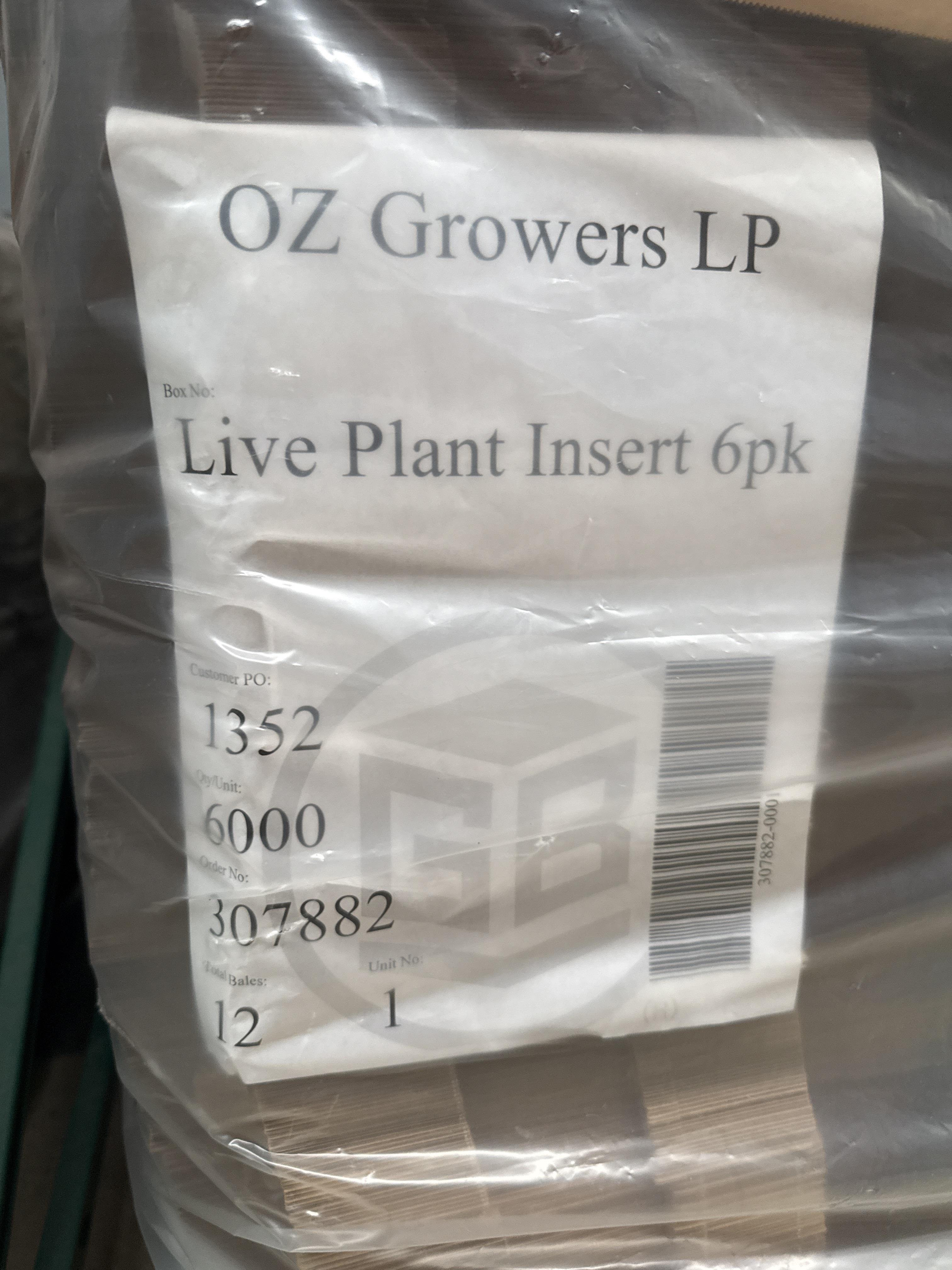 5 Pallets Live Plant Insert 6pk Corrugated Inserts – Over 20,000 Units, photo 3