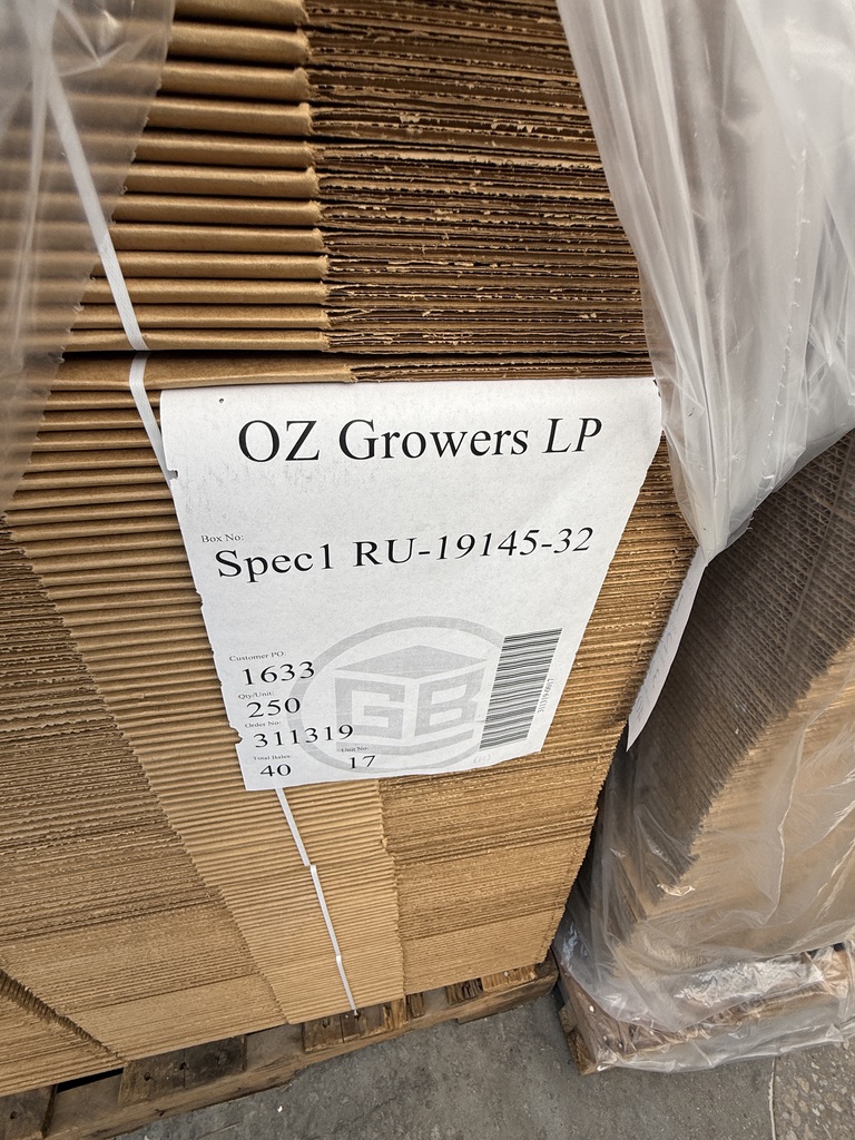 50 Pallets – Custom Produce Corrugated Boxes (OZ Growers LP Spec 1) – Green Bay Packaging, photo 3
