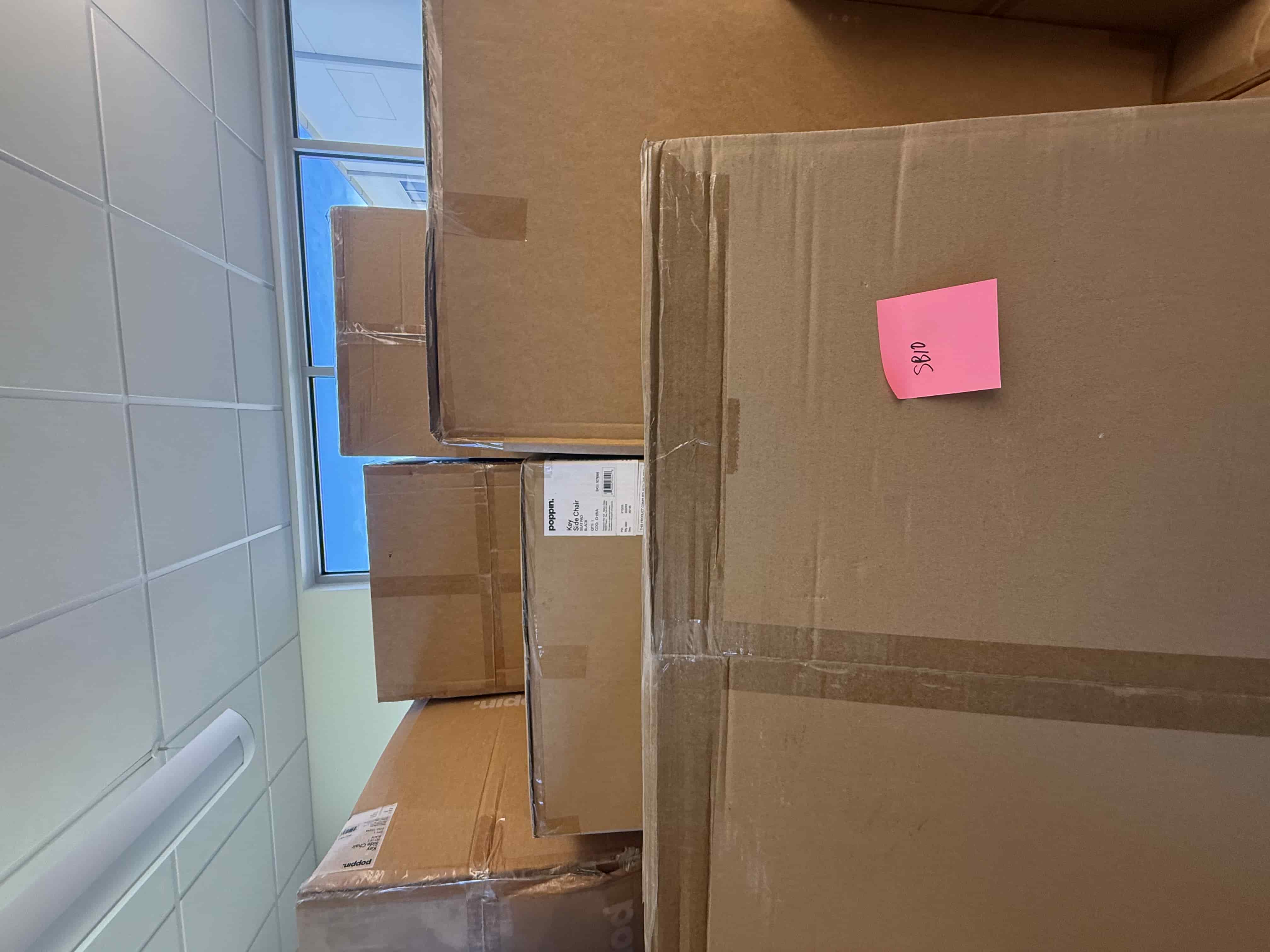 SB10 Poppin & National Office Furniture Mixed Office Inventory – Task Chairs, Meeting Chairs, Desktops, and Panels, photo 4