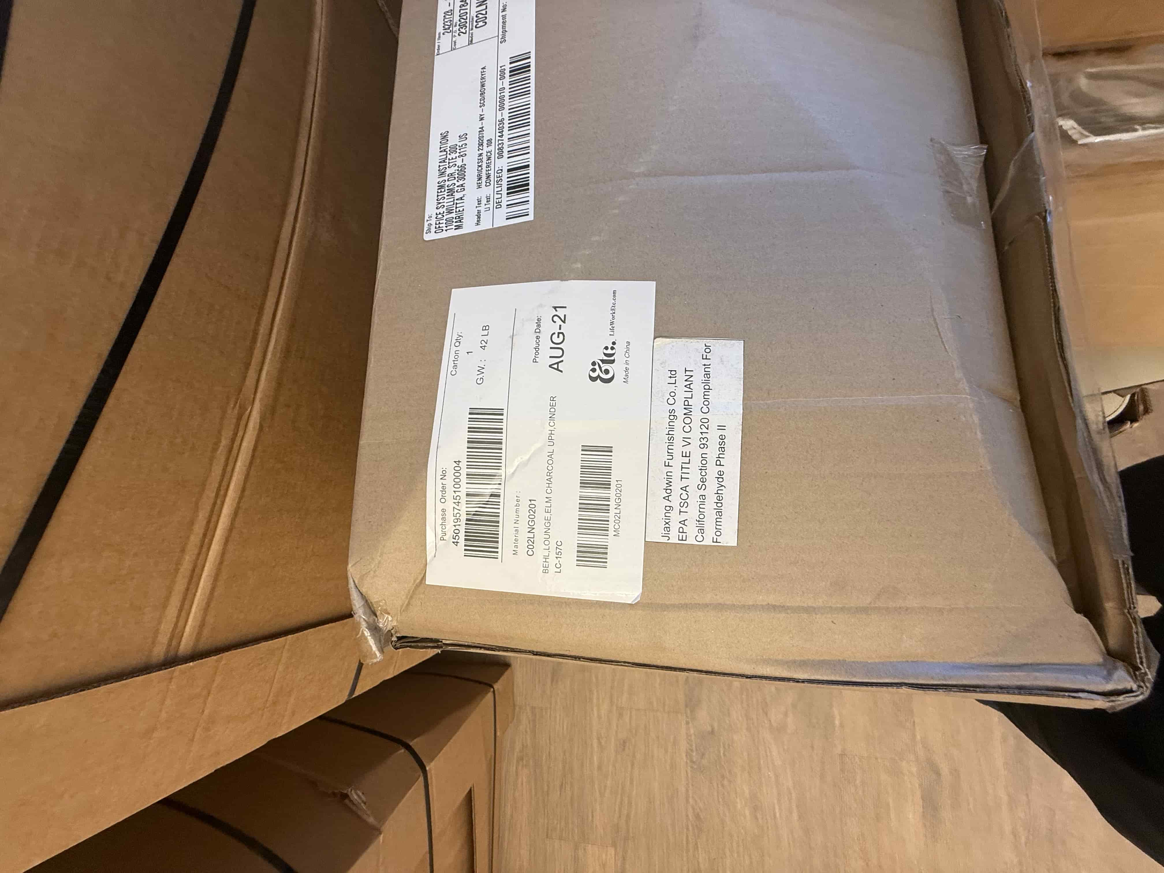 SB10 Poppin & National Office Furniture Mixed Office Inventory – Task Chairs, Meeting Chairs, Desktops, and Panels, photo 6