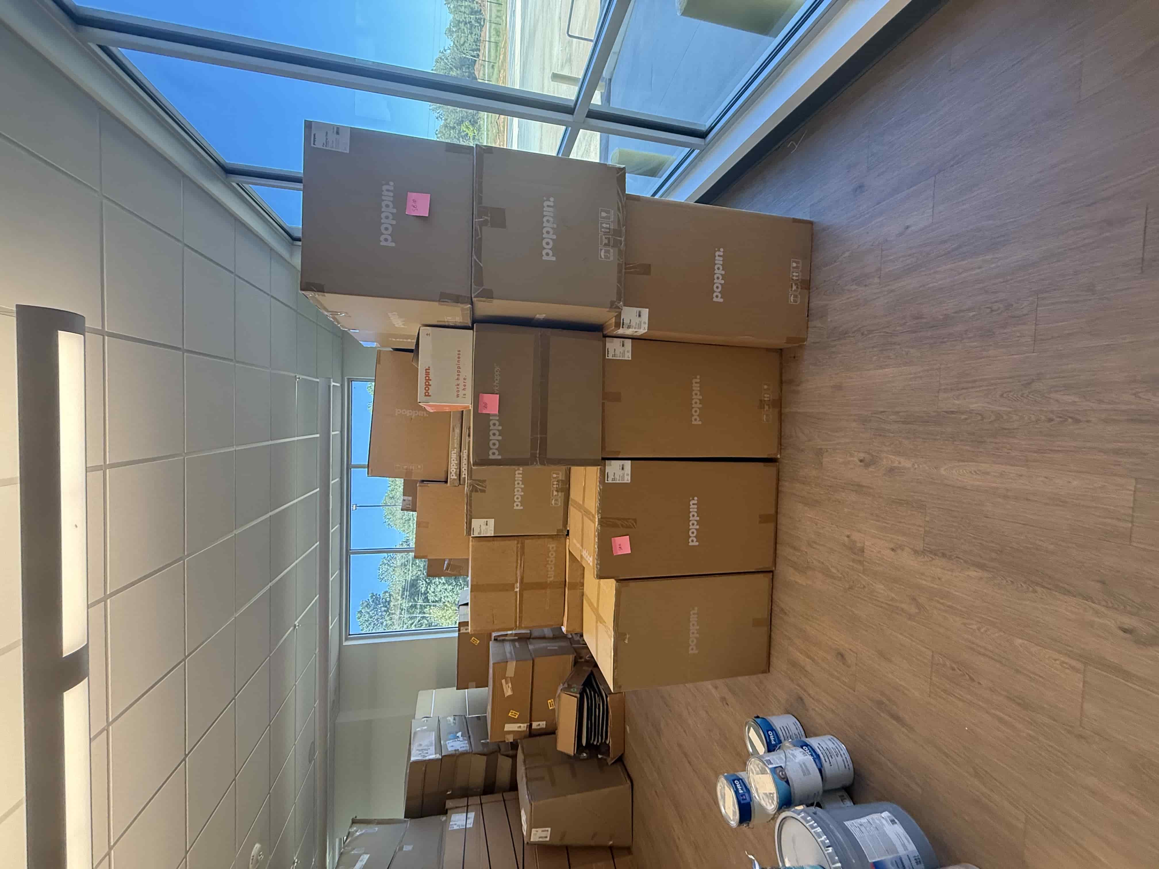 SB10 Poppin & National Office Furniture Mixed Office Inventory – Task Chairs, Meeting Chairs, Desktops, and Panels, photo 11