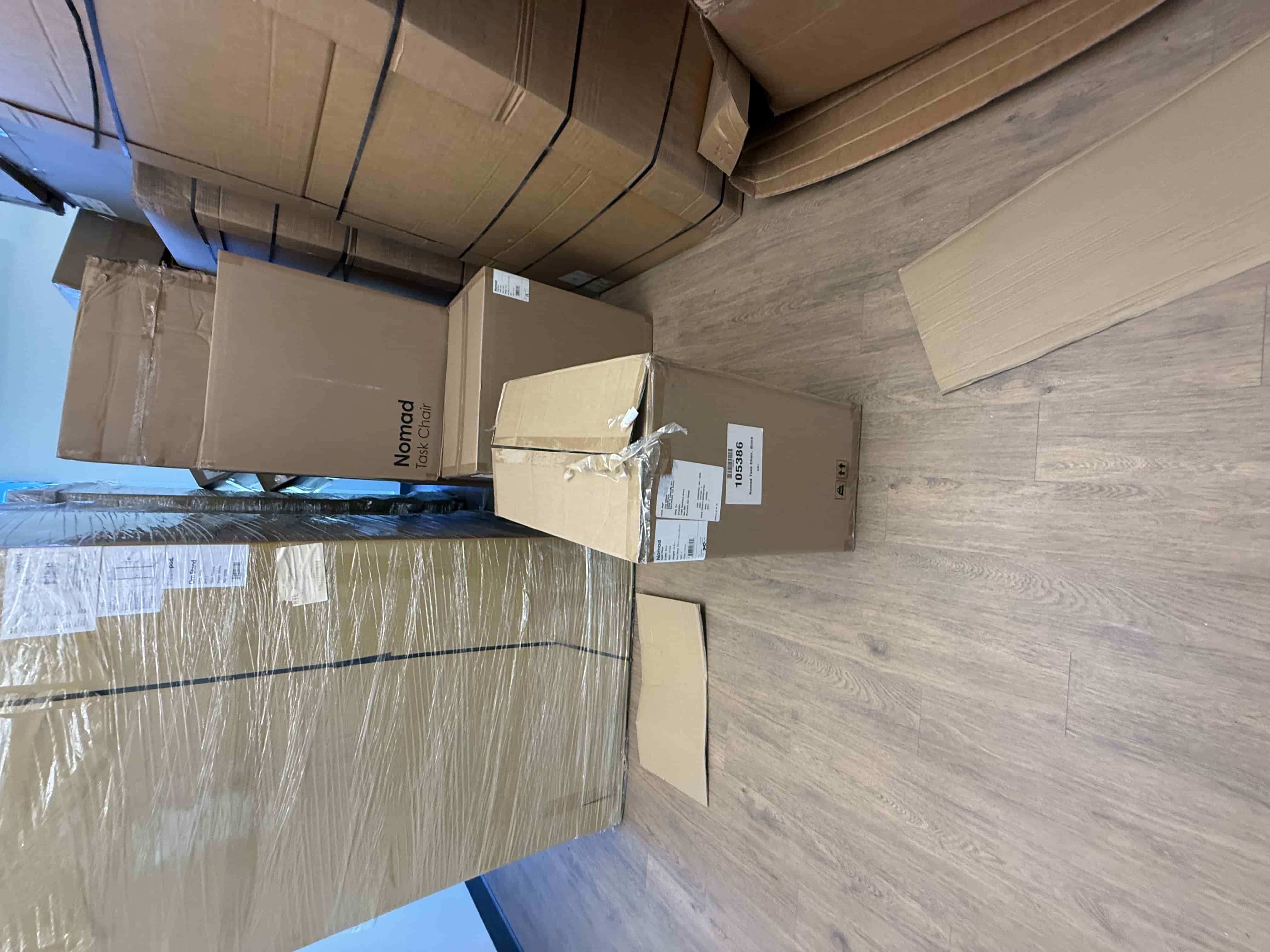 SB10 Poppin & National Office Furniture Mixed Office Inventory – Task Chairs, Meeting Chairs, Desktops, and Panels, photo 12