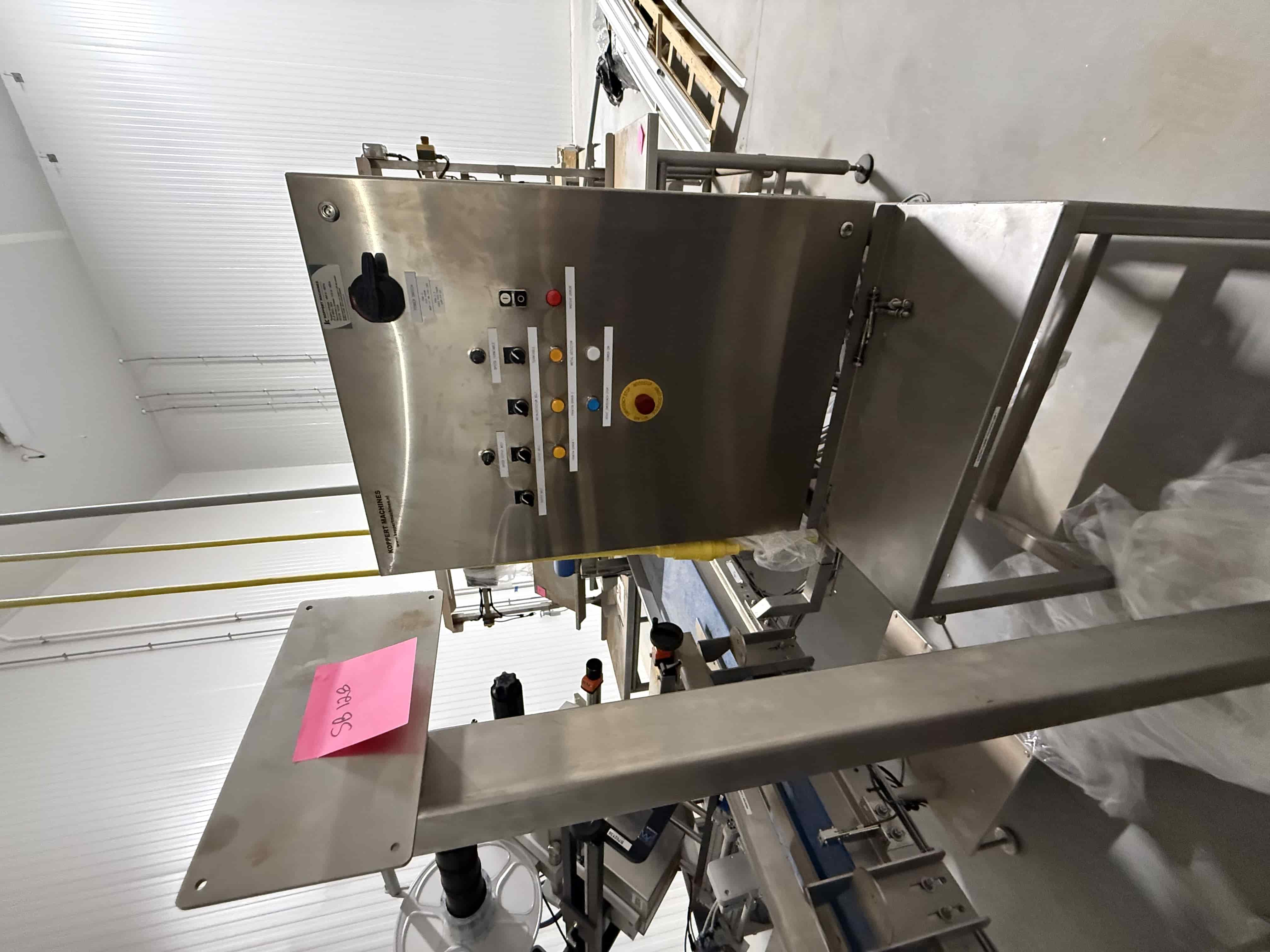 SB128: Koppert Machines Stainless Steel Conveyor Line with Metal Detector, Labeler & Control Stations – Complete Packaging System, photo 5