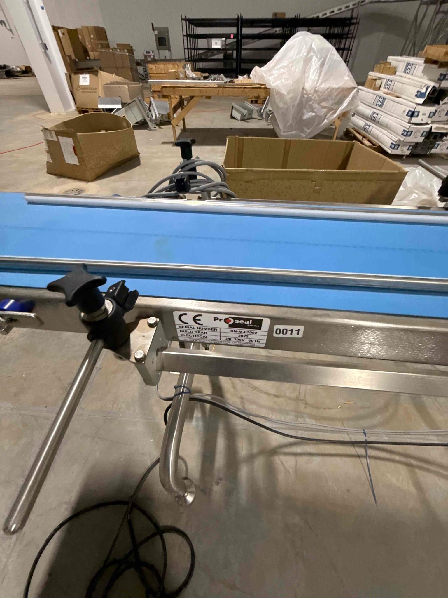 SB132 Proseal Conveyor Labeling Line with Videojet DataFlex 6330 Printer, photo 4
