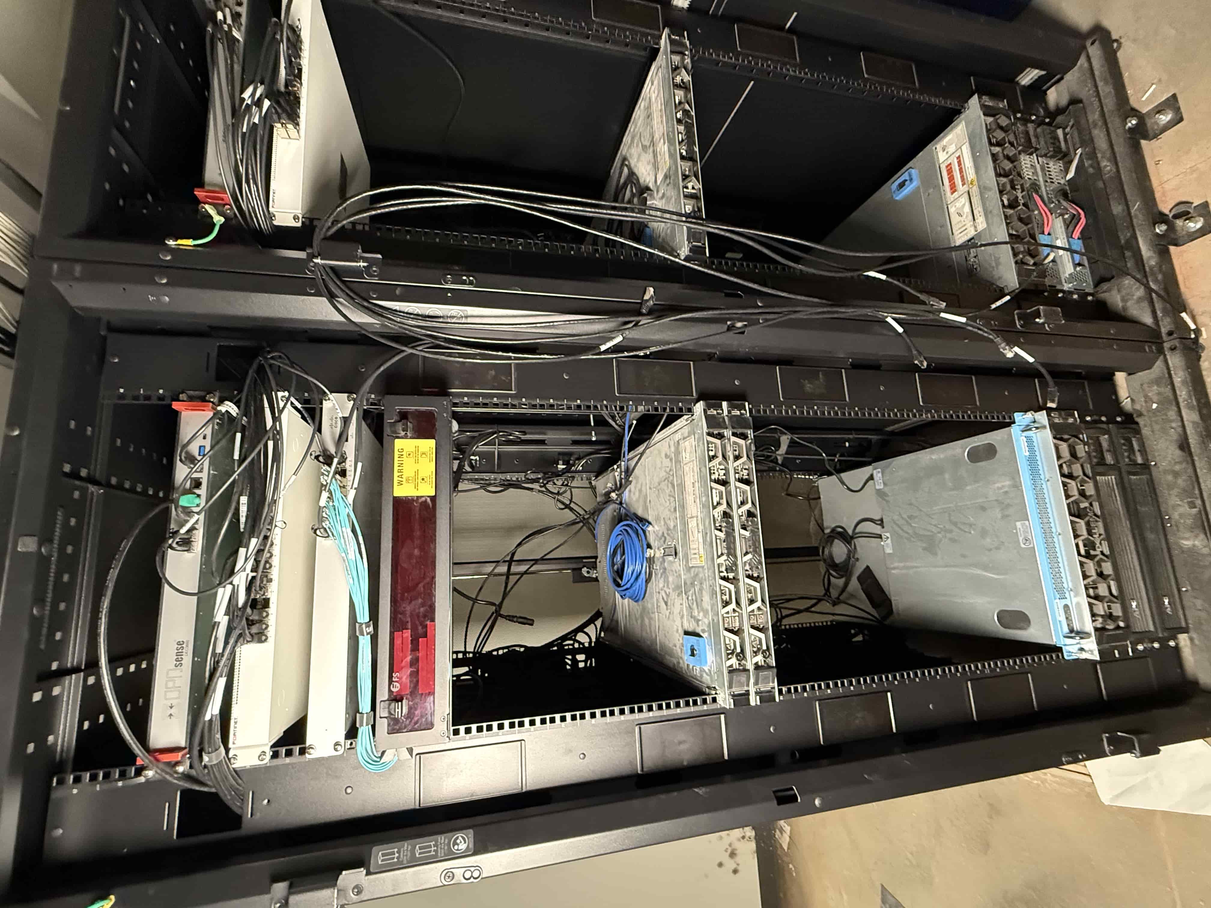 SB30:  Complete IT Room Infrastructure – Dell EMC Servers, Fortinet & OPNsense Firewalls, APC UPS, Vertiv Power, LifeSafety Power Cabinet, photo 4