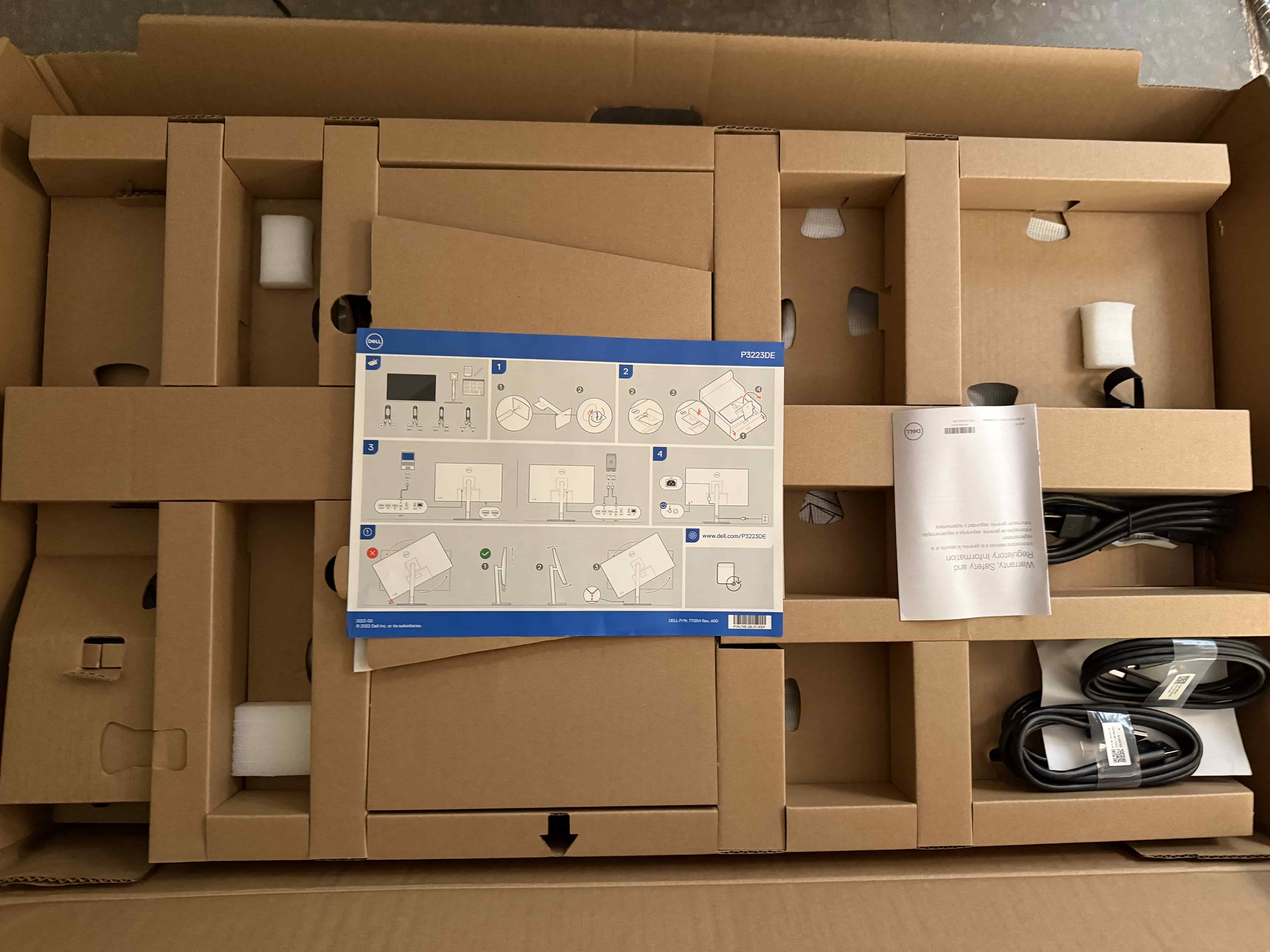 Dell P3223DE 32-Inch QHD USB-C Hub Monitor – Factory Sealed Box, photo 2