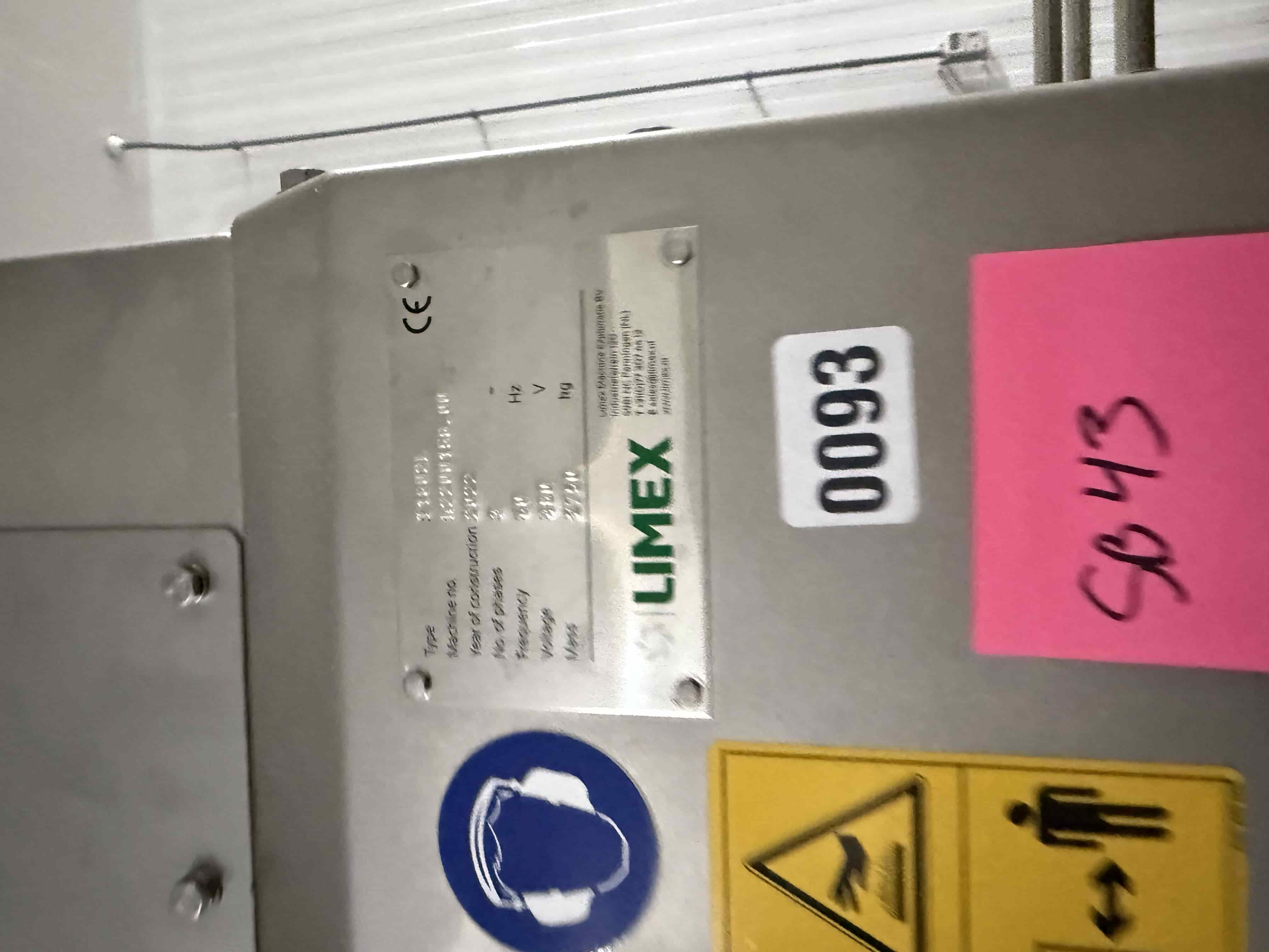 SB43: Limex Raft and Bin Washer, 2022 Model, 480 V 3-Phase, 2,750 kg Stainless System – Distributed by Agrinomix (Original Two-Unit Purchase: $397,159 – This Lot Includes One Unit), photo 2