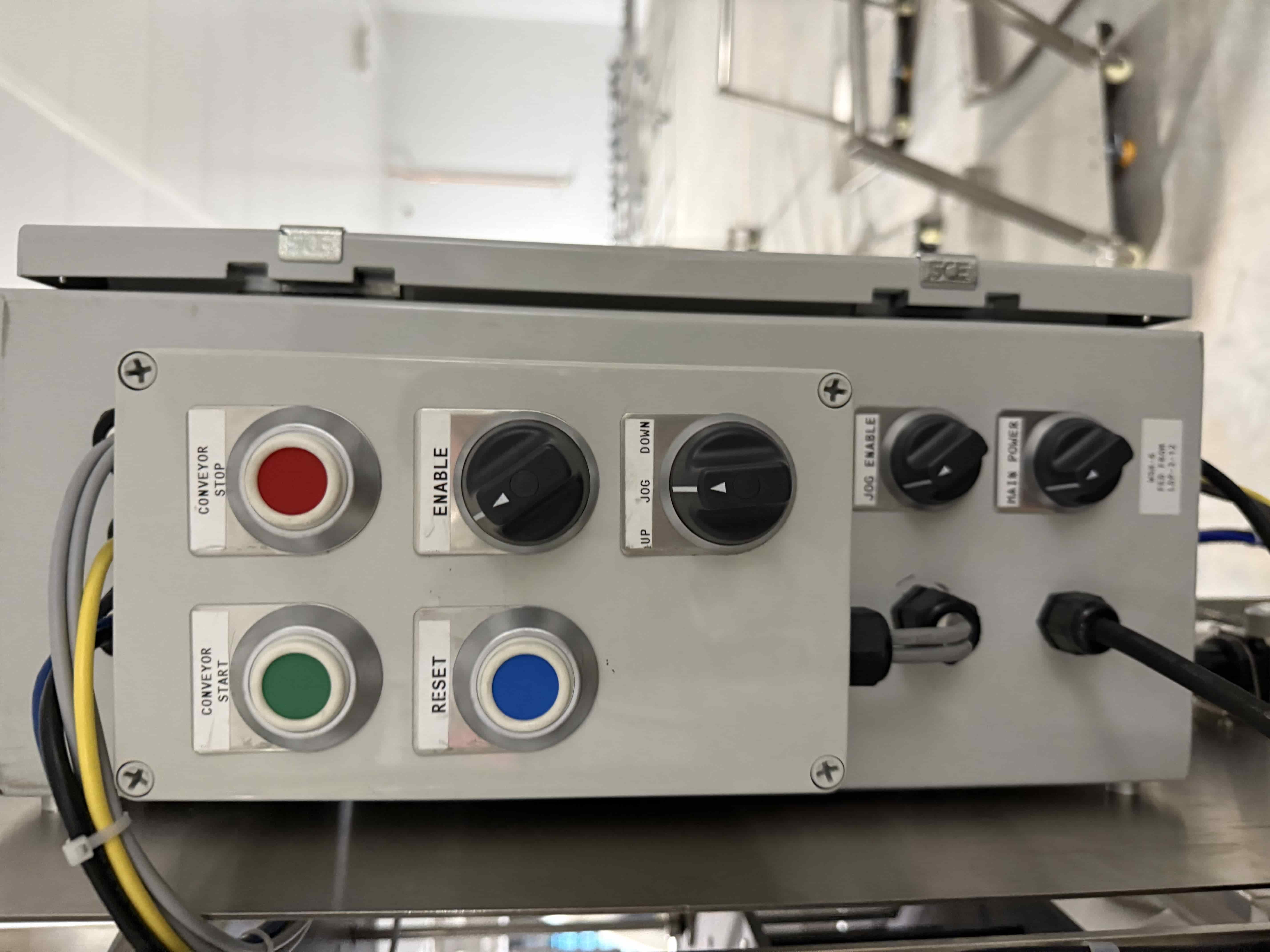 SB44: Koppert Machines Plug Puncher / Substrate Ejector with Integrated Conveyor, SCE Control Panel, Contrinex IO-Link Sensor, and Safety Light Curtain – Retail price $32,475.  Located in Tray Washing Room, photo 3