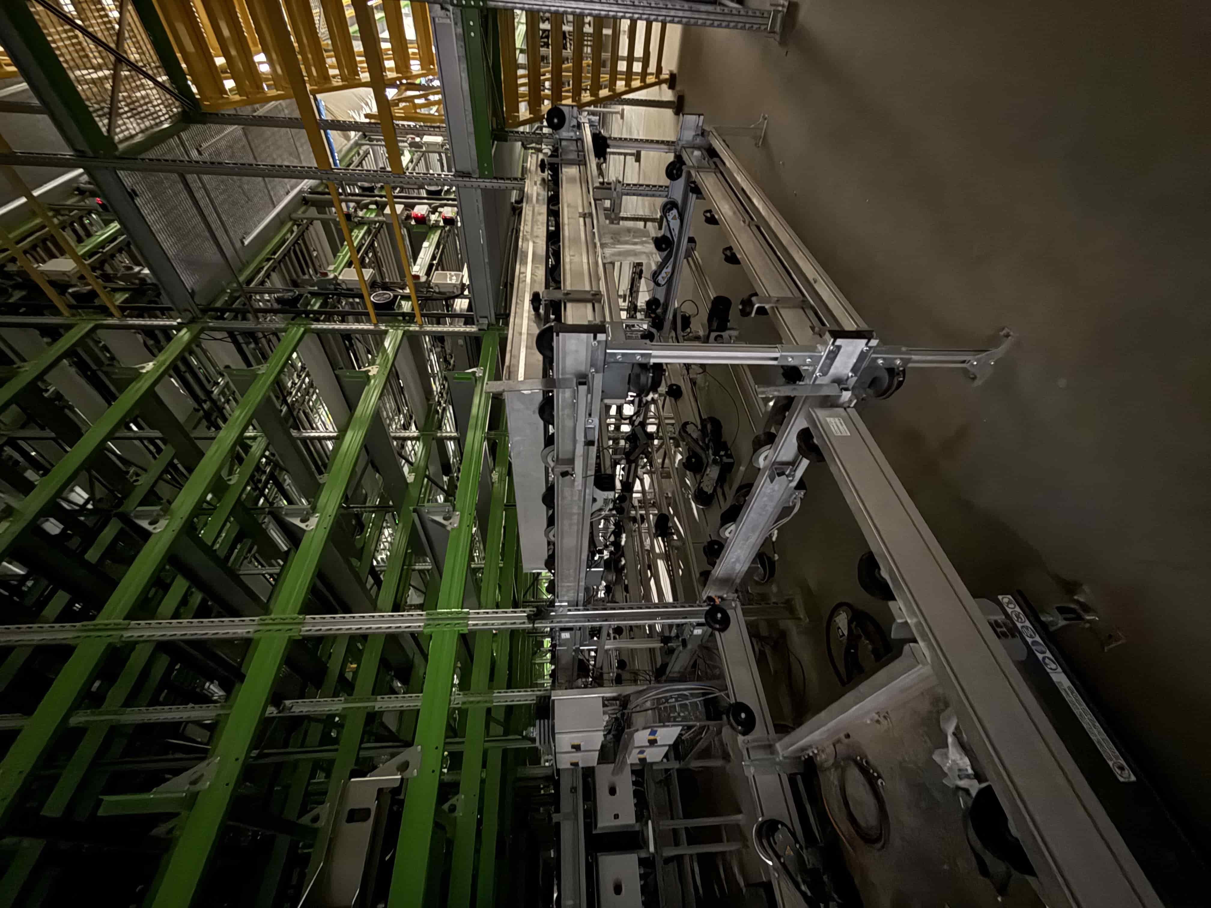 SB5000: Grow Room 1: Complete Multi-Tier Galvanized Steel Grow Rack System with Logiqs AS/RS Automation, Fluence Lighting, and Integrated Environmental Controls, photo 3