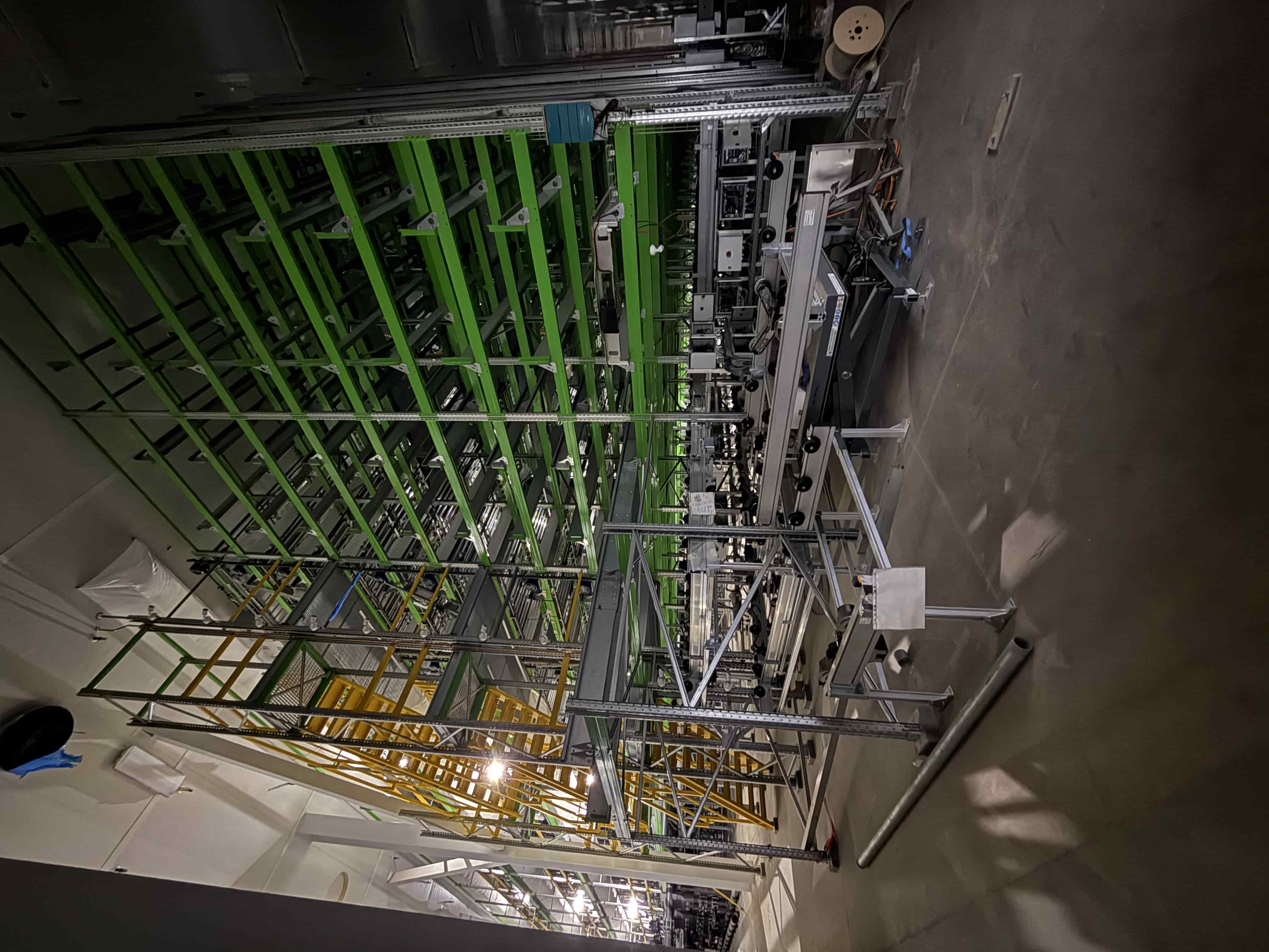 SB5000: Grow Room 1: Complete Multi-Tier Galvanized Steel Grow Rack System with Logiqs AS/RS Automation, Fluence Lighting, and Integrated Environmental Controls, photo 6