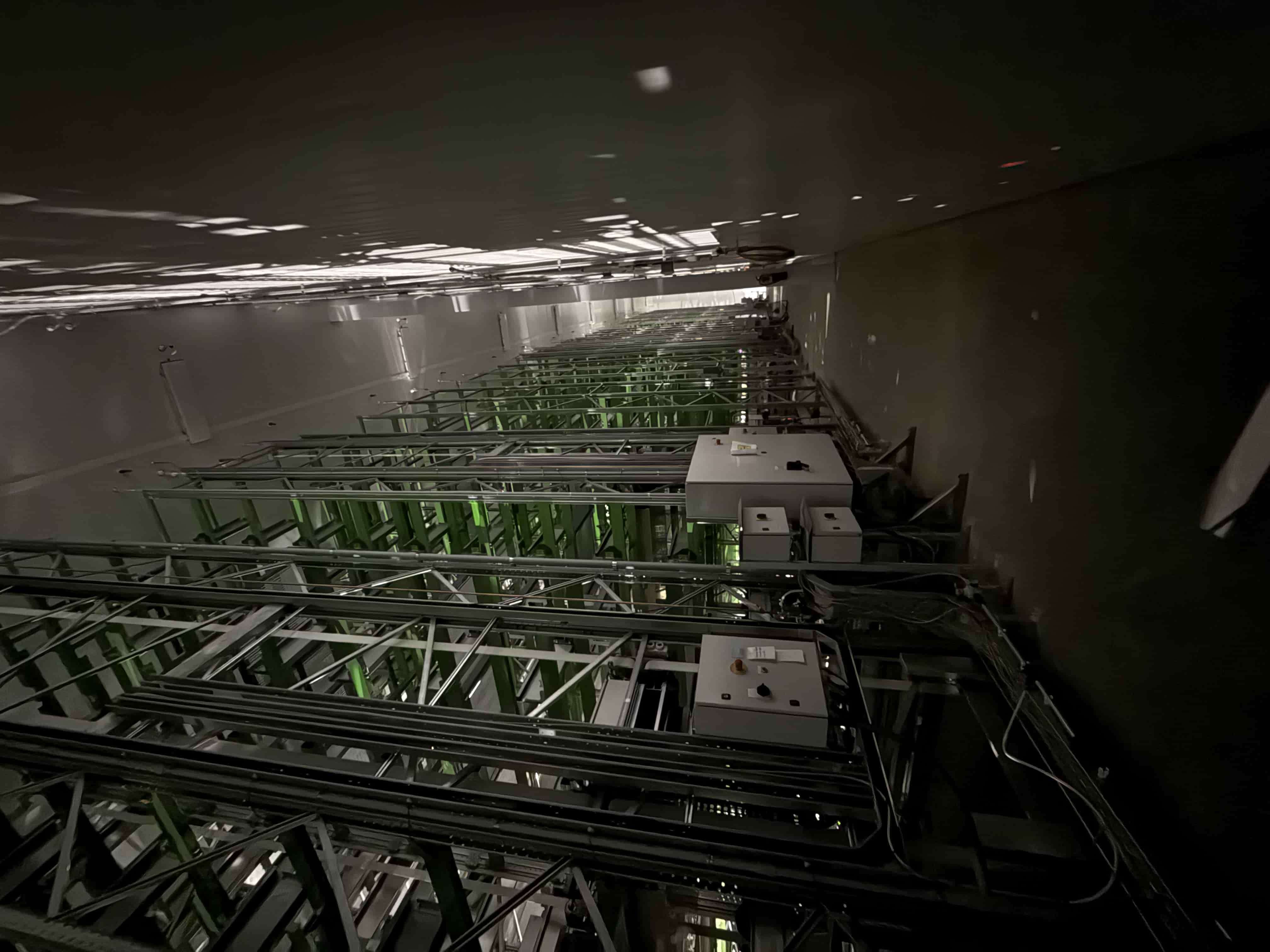 SB5000: Grow Room 1: Complete Multi-Tier Galvanized Steel Grow Rack System with Logiqs AS/RS Automation, Fluence Lighting, and Integrated Environmental Controls, photo 11