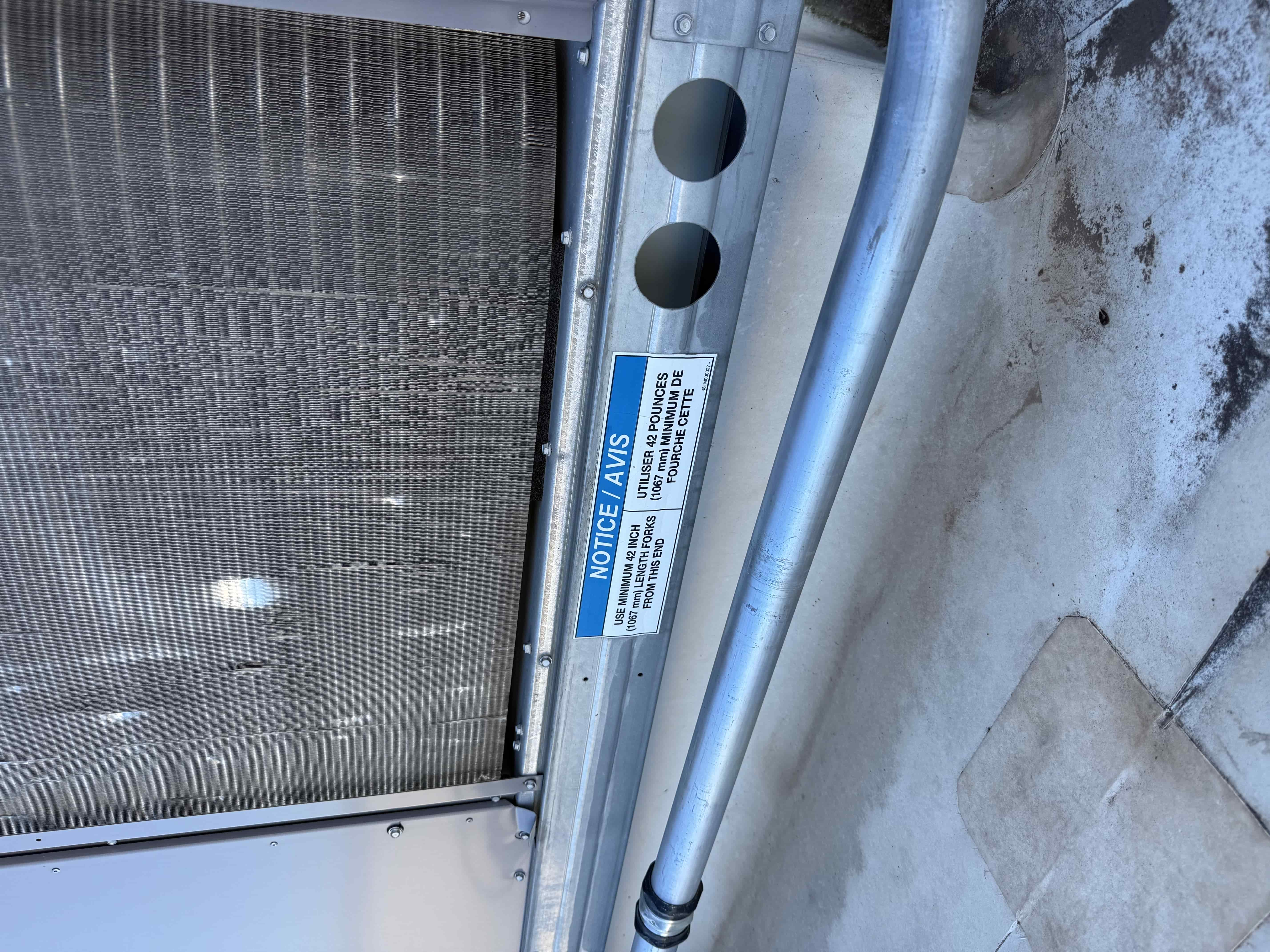 SB6013a: RTU-20 – Carrier 48FCFM16A3A5A04040 WeatherMaker Rooftop Unit, 15 Ton, 460 V 3-Phase, Gas/Electric Packaged HVAC System, photo 4