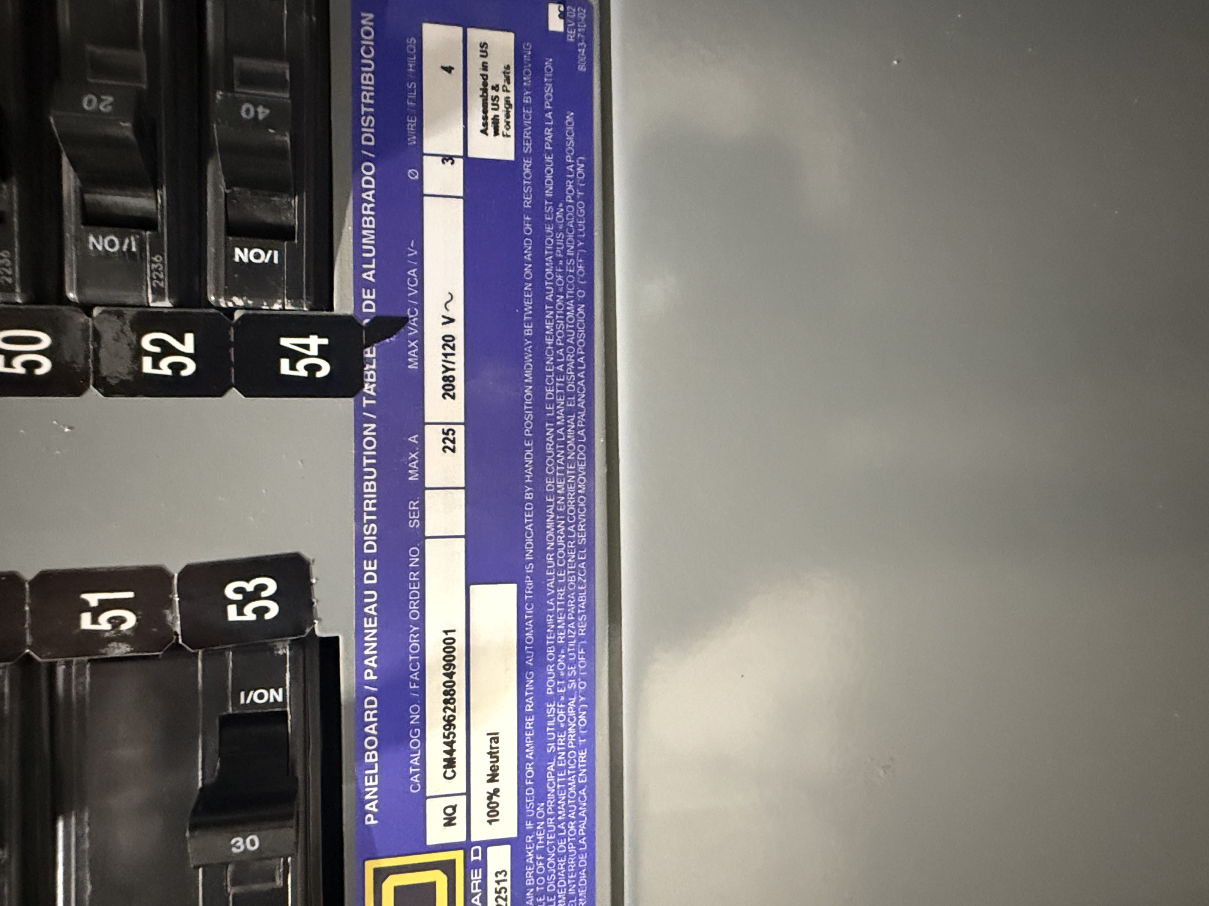 SB7036: Square D LDP-3 Lighting Distribution Panel, photo 3
