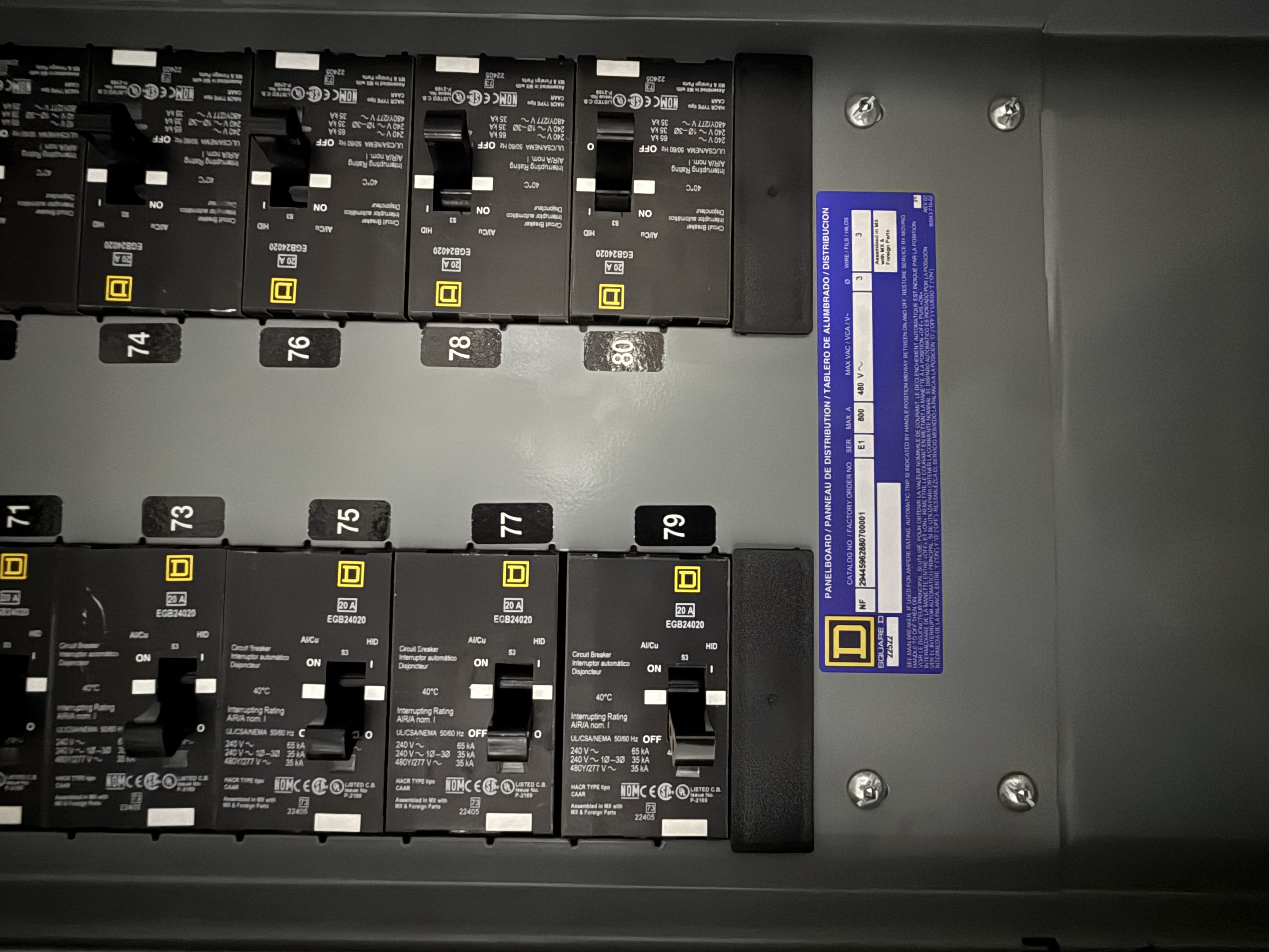 SB7051: Square D Panelboard Enclosure, photo 2