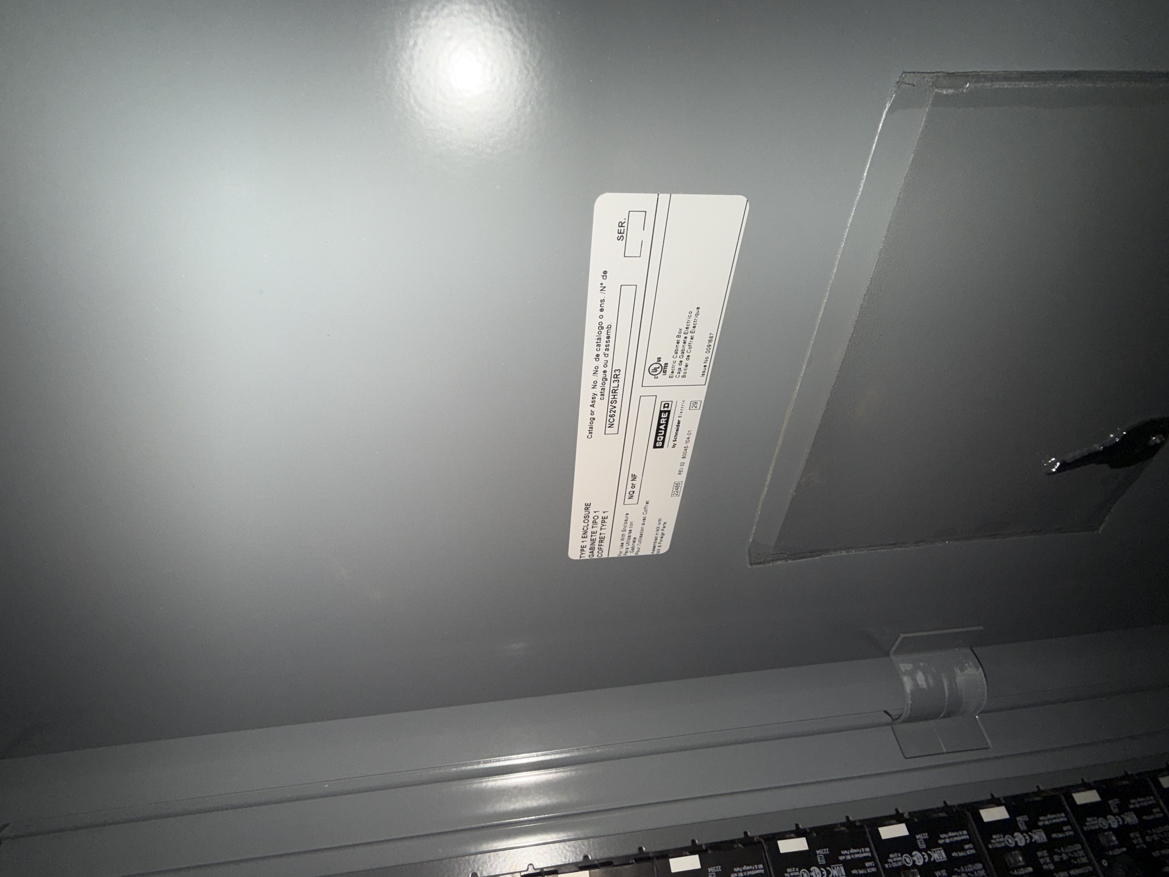 SB7053: Square D Panelboard Section GRL 2, photo 2