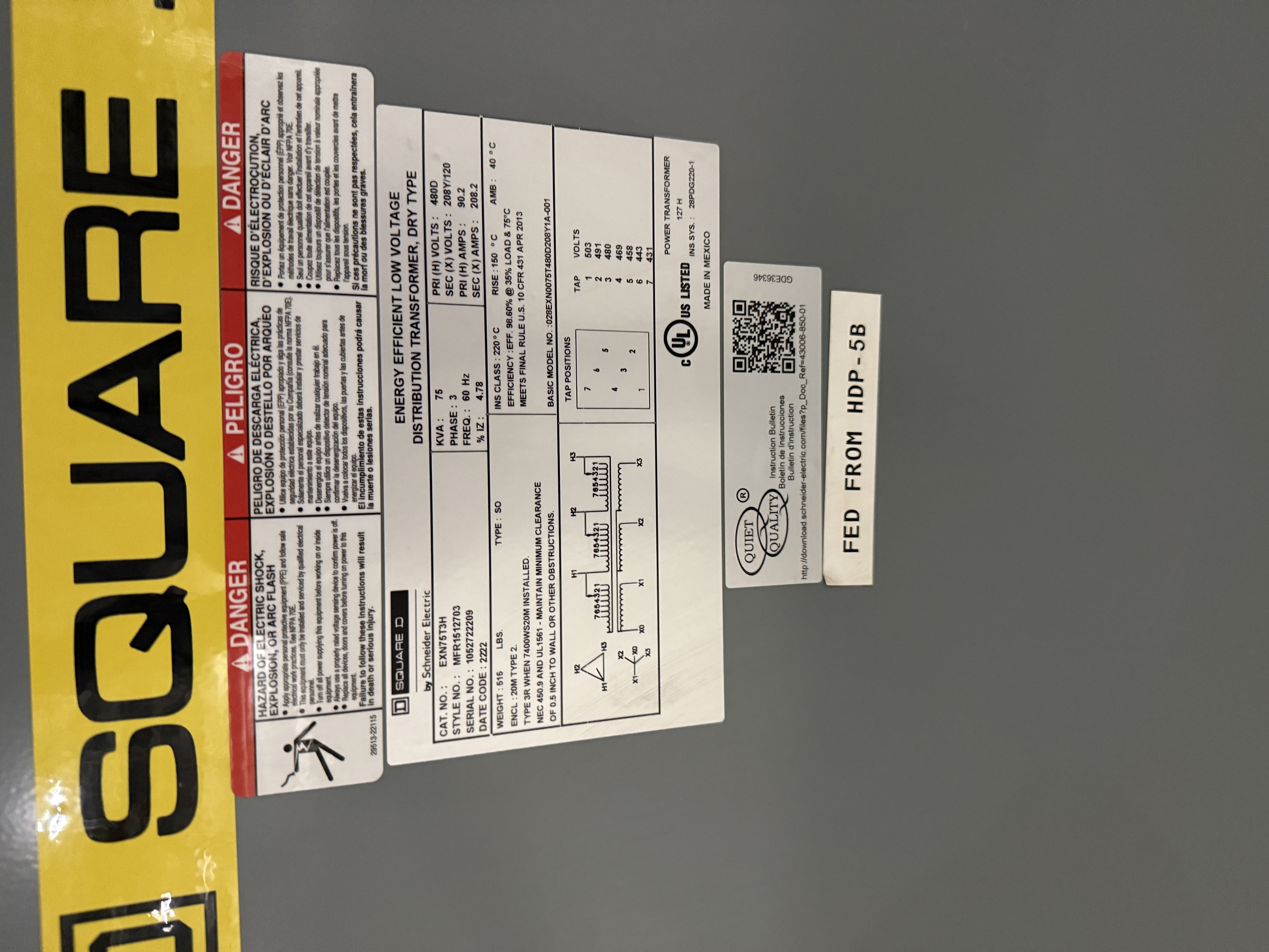 SB7058: Square D Energy Efficient Low Voltage Transformer, photo 2