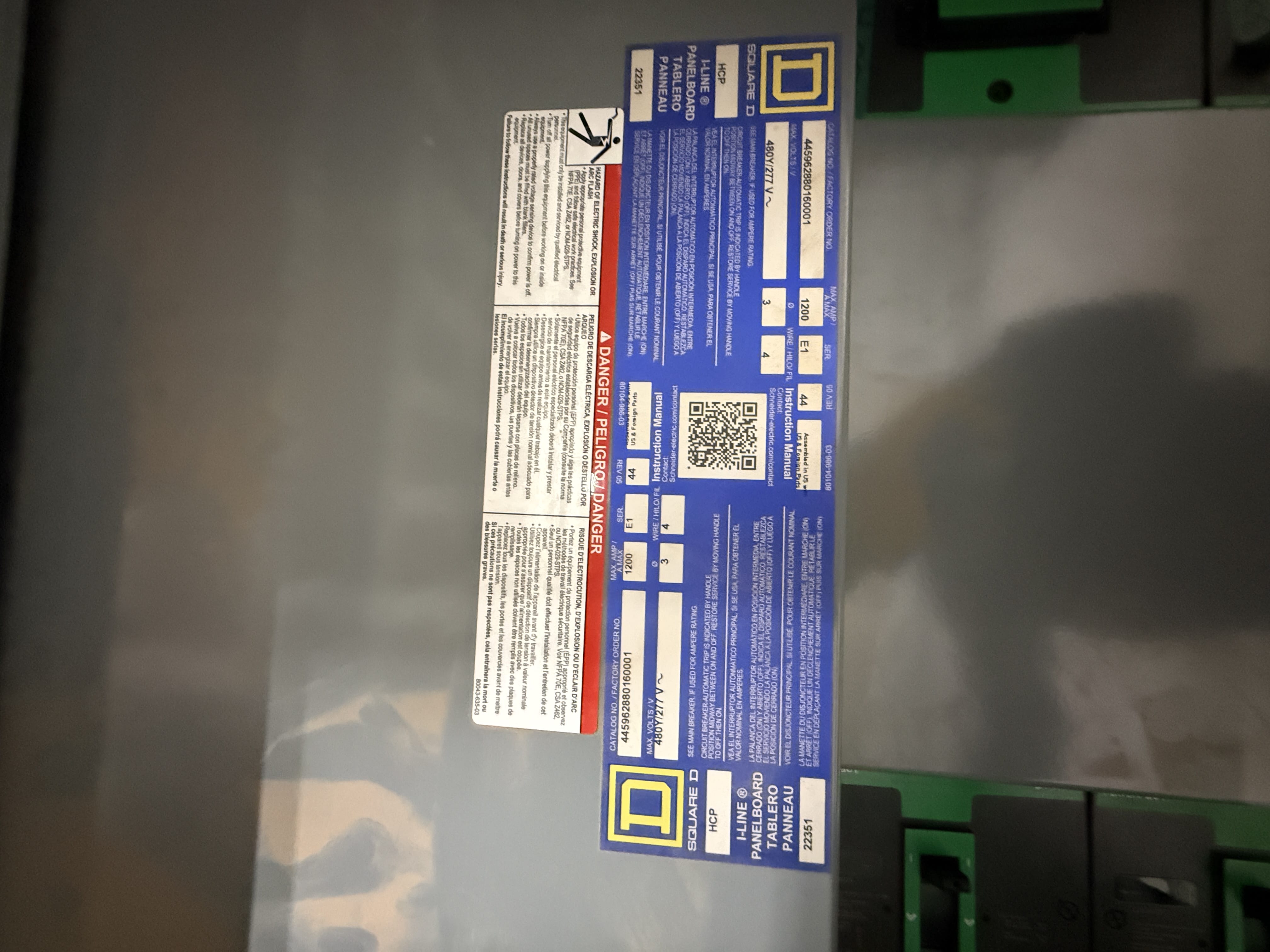 SB7061: Square D I-Line Panelboard 480Y 277V 1200A, photo 3