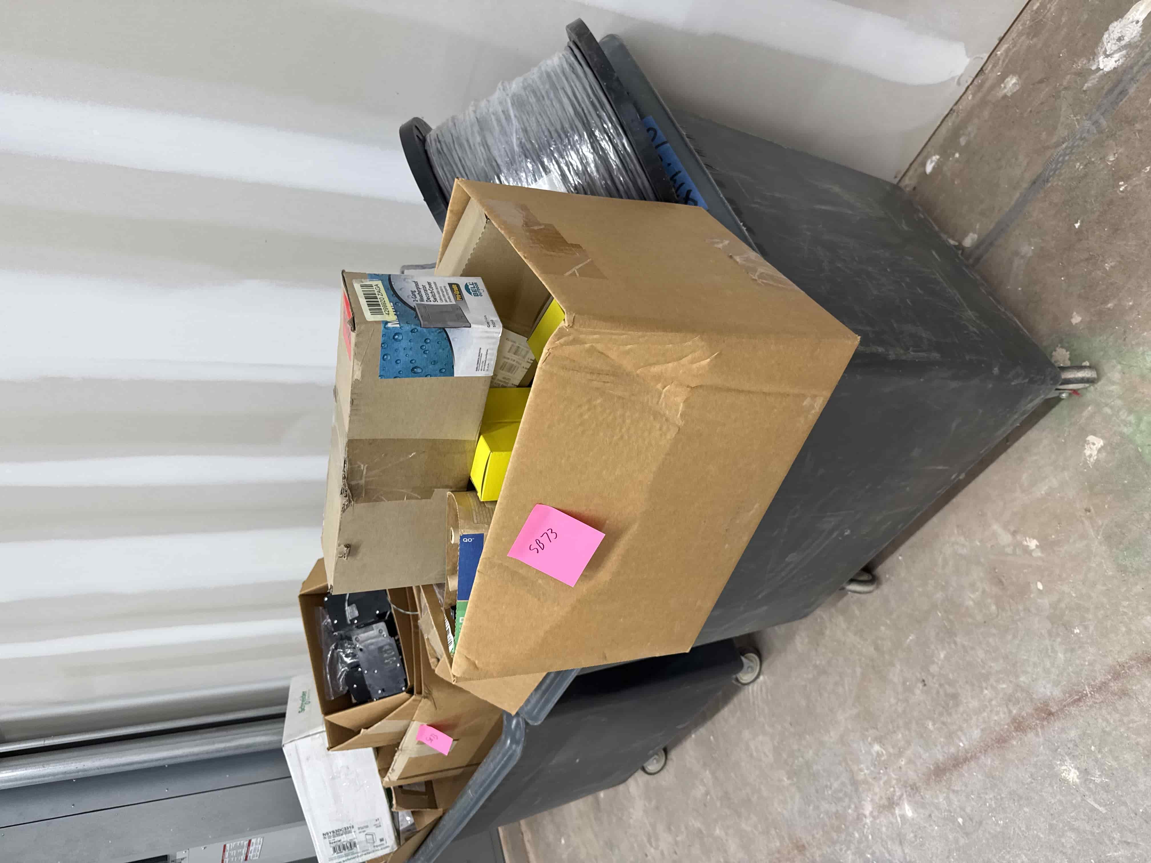 SB73: Electrical Supplies Lot in Tilt Truck Located in Electrical Room, photo 2