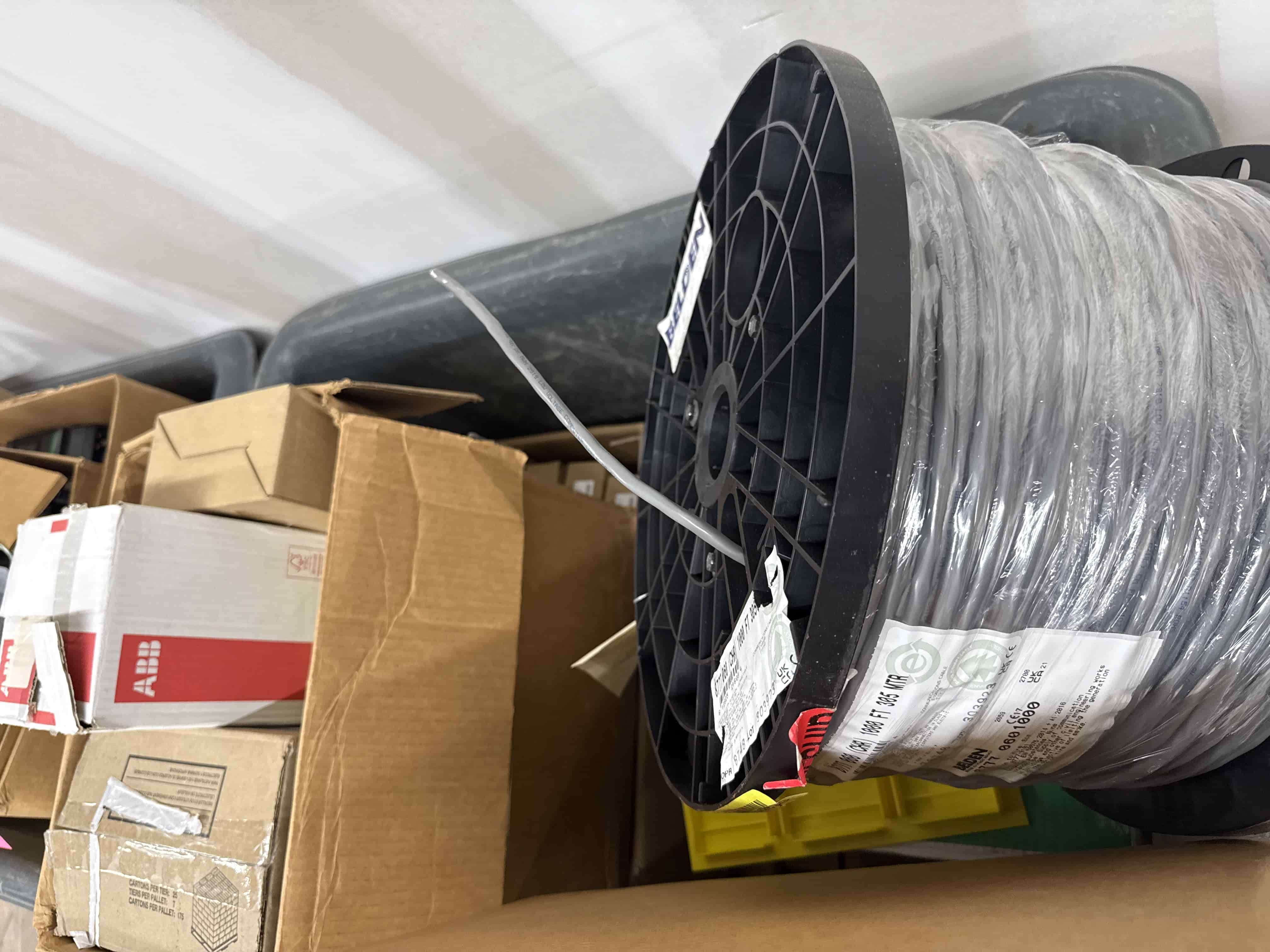 SB73: Electrical Supplies Lot in Tilt Truck Located in Electrical Room, photo 4