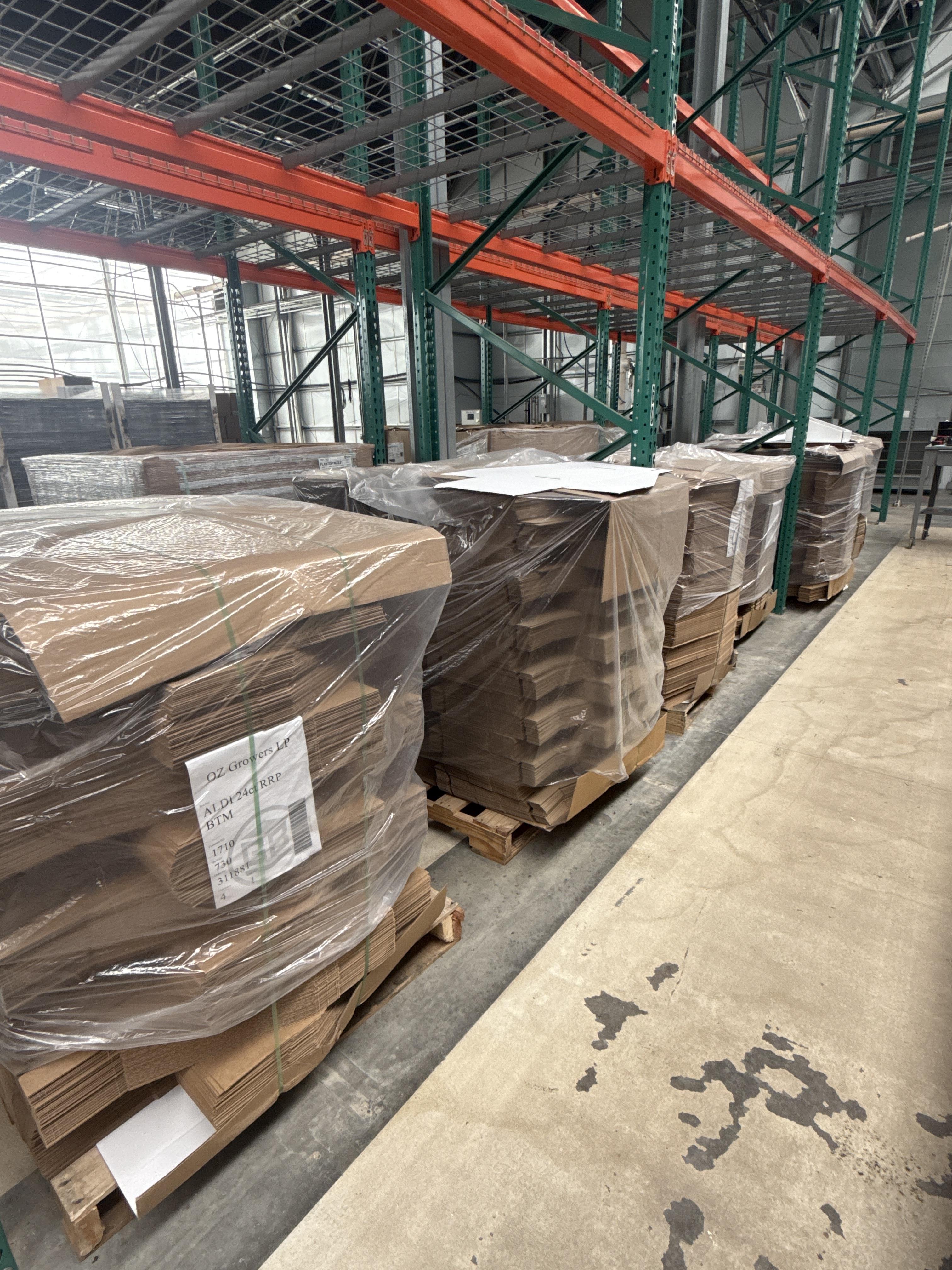 Approx. 6 Pallets of ALDI Herb Display Corrugated Produce Trays / Retail Ready Packaging, photo 2