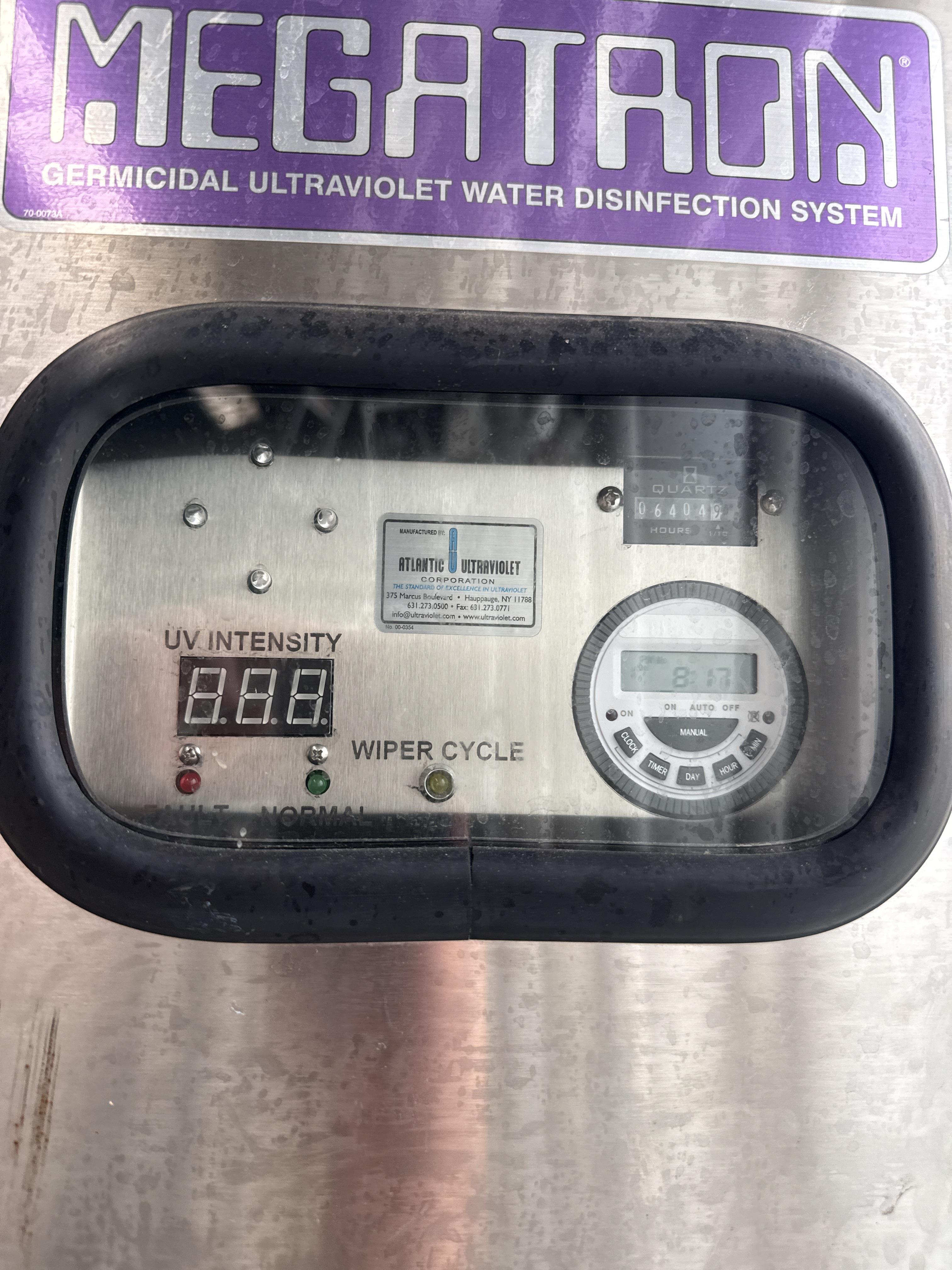 Atlantic Ultraviolet Megatron M50 UV Water Disinfection System – Stainless – Industrial / Greenhouse, photo 3