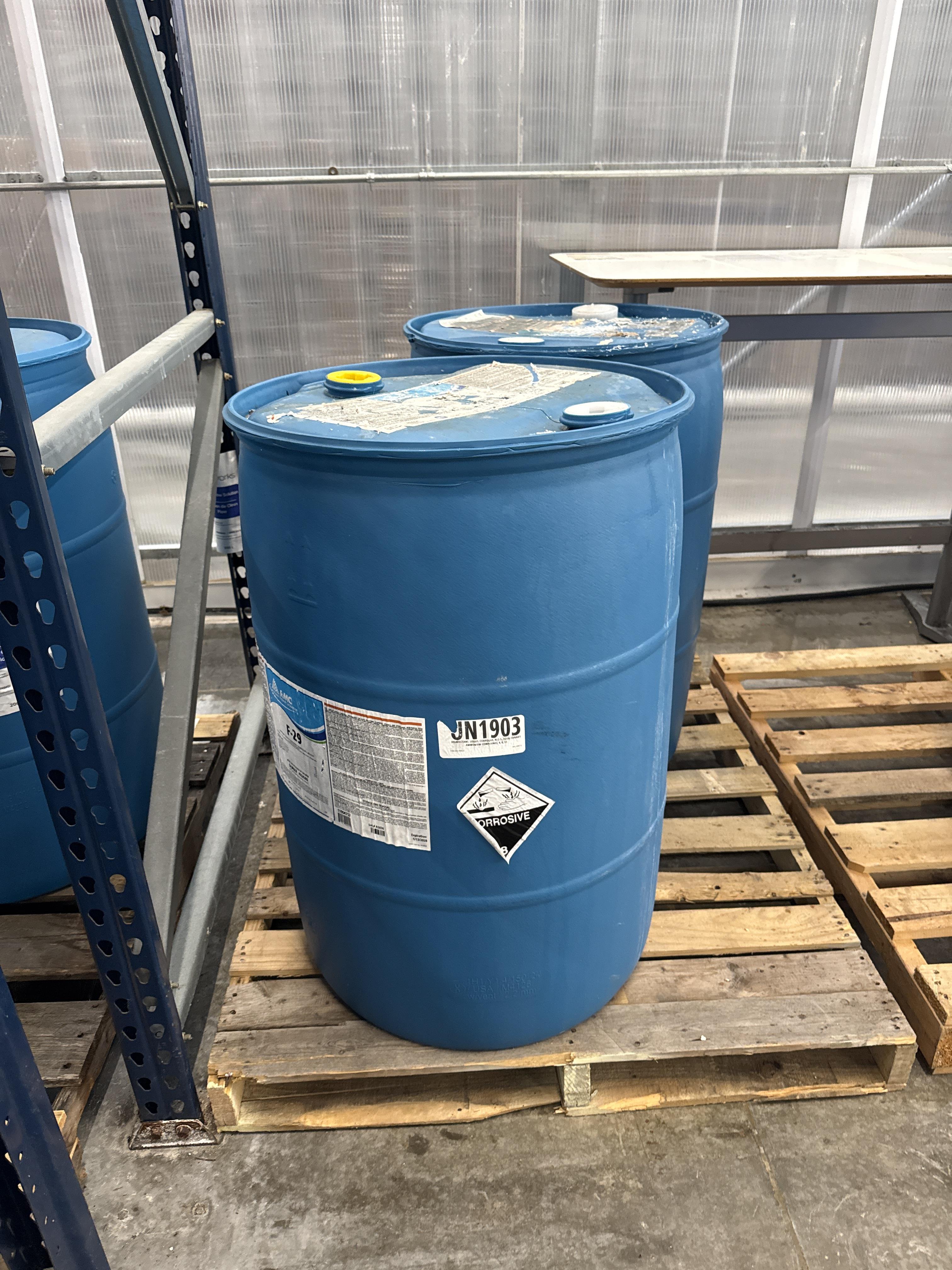 Bulk Industrial Sanitizer – (6) 55-Gallon Drums of Cleanworks Clean Flow Solution, photo 2
