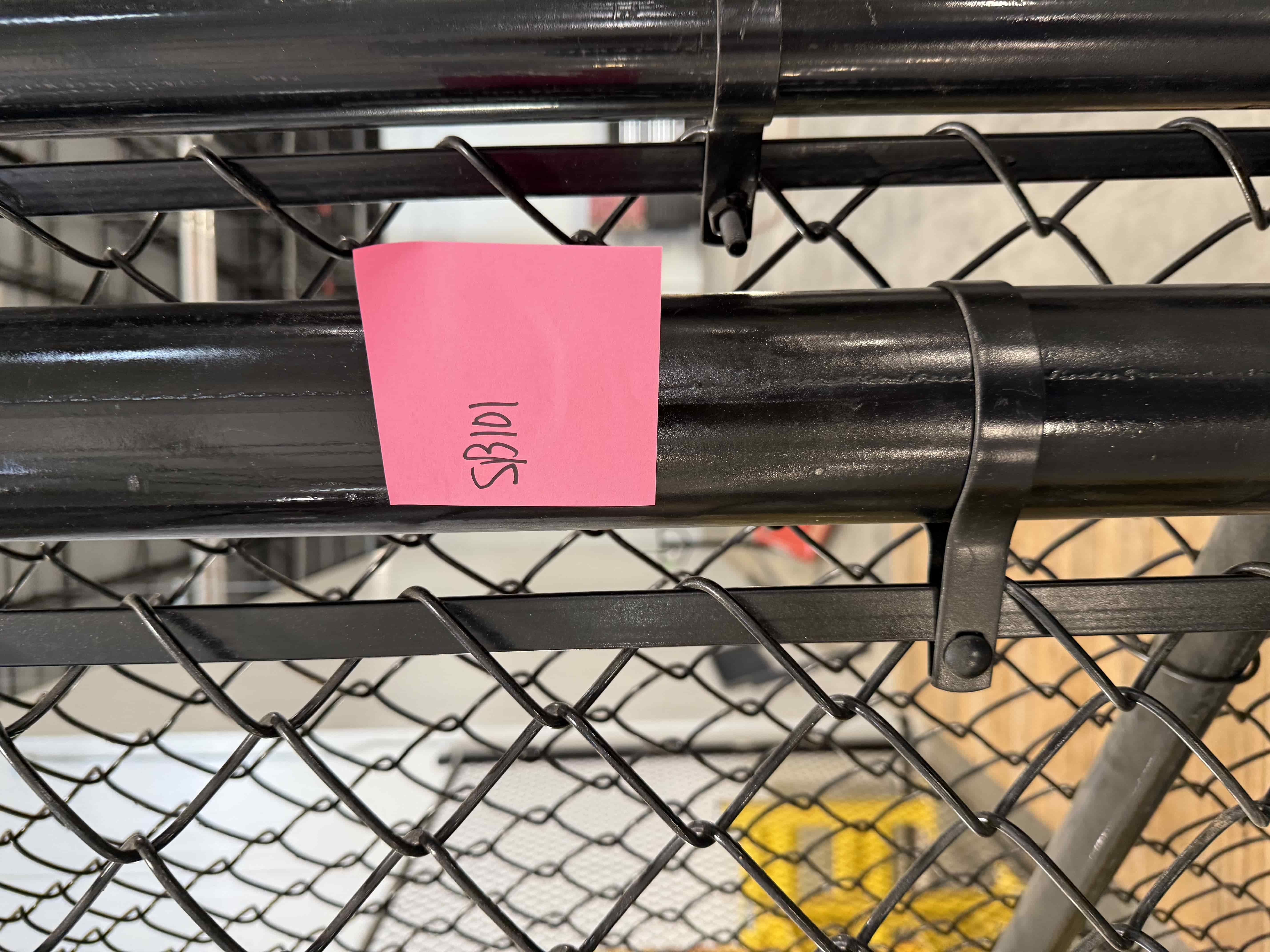 SB101: Industrial Safety Cage with Chain-Link Fencing and Barrier Rails, photo 2