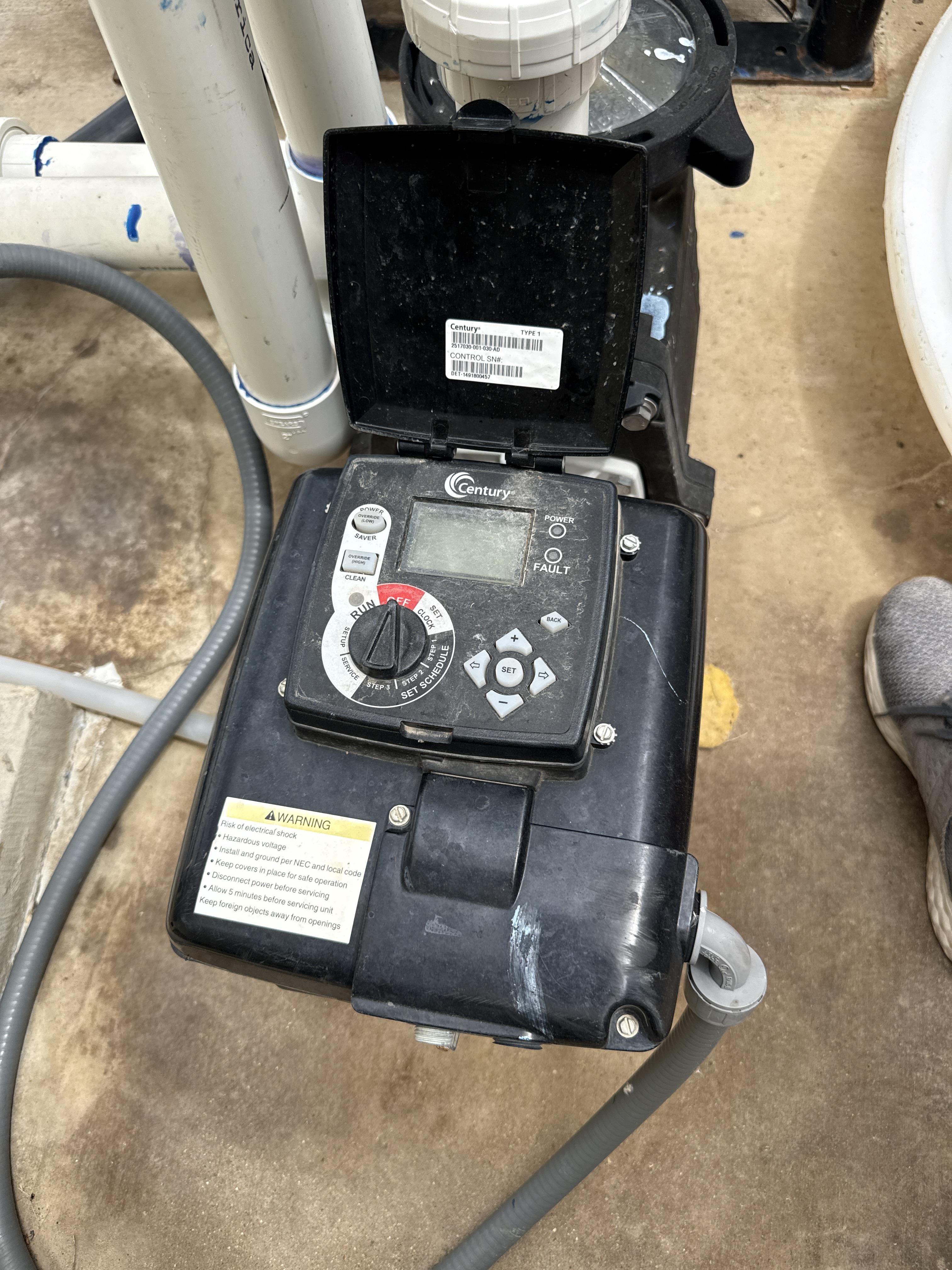 Century VSC270 Variable Speed Circulation Pump, 230V, 10.5A, Single Phase, Digital Controller, photo 2