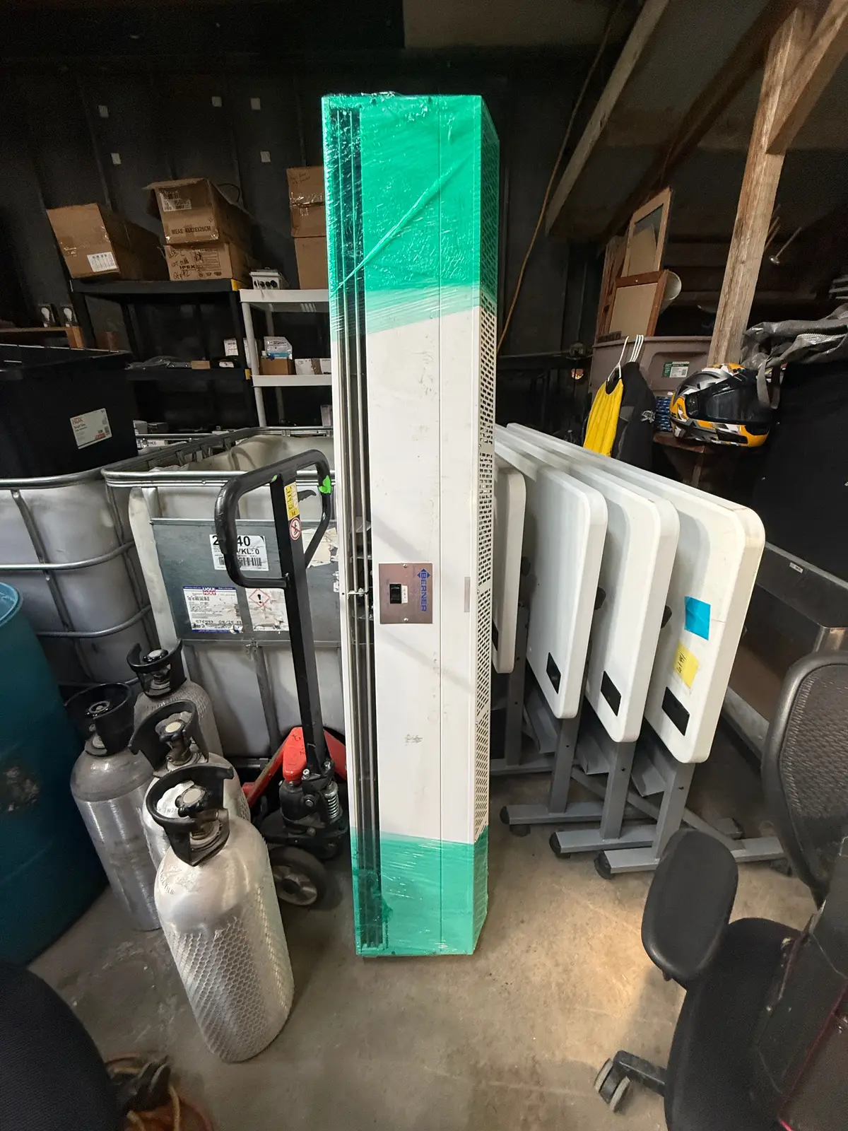 Berner Commercial Air Curtain — Large Unheated 2-Speed Unit, Never Installed