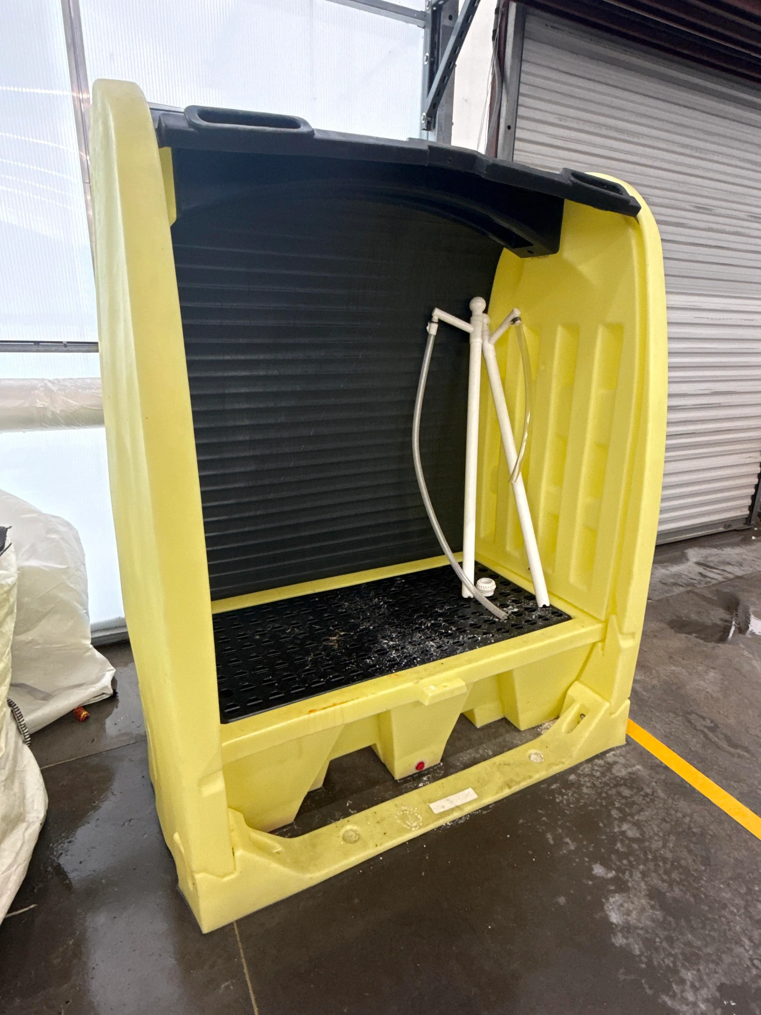 Poly Chemical Dispensing Workstation with Spill Containment Basin