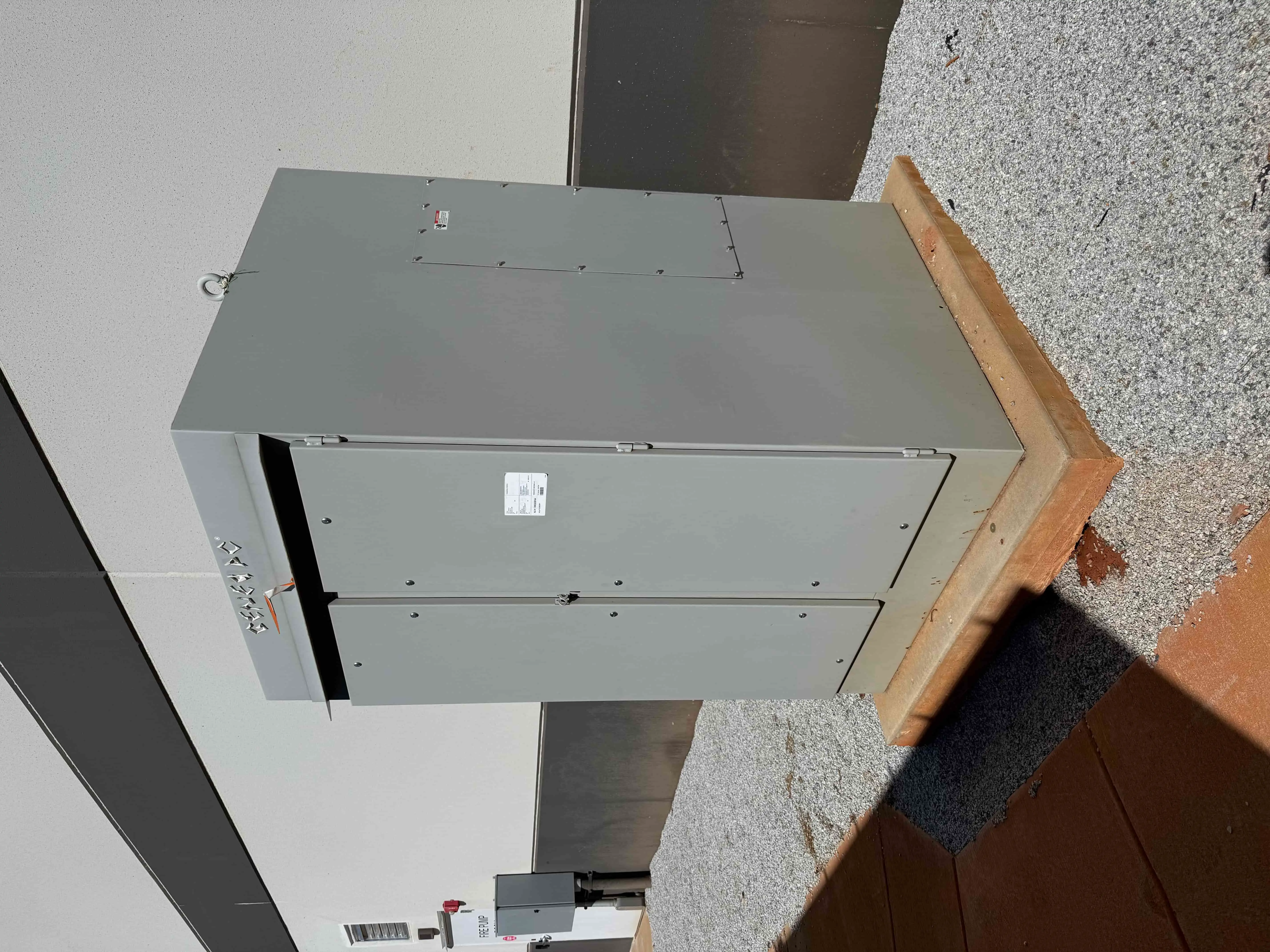 SB4002: Generac Automatic Transfer / Switchgear Cabinet, 480 V 3-Phase, Outdoor-Rated Enclosure for Dual 750 kW Generators (Associated with SB4000 East & West)