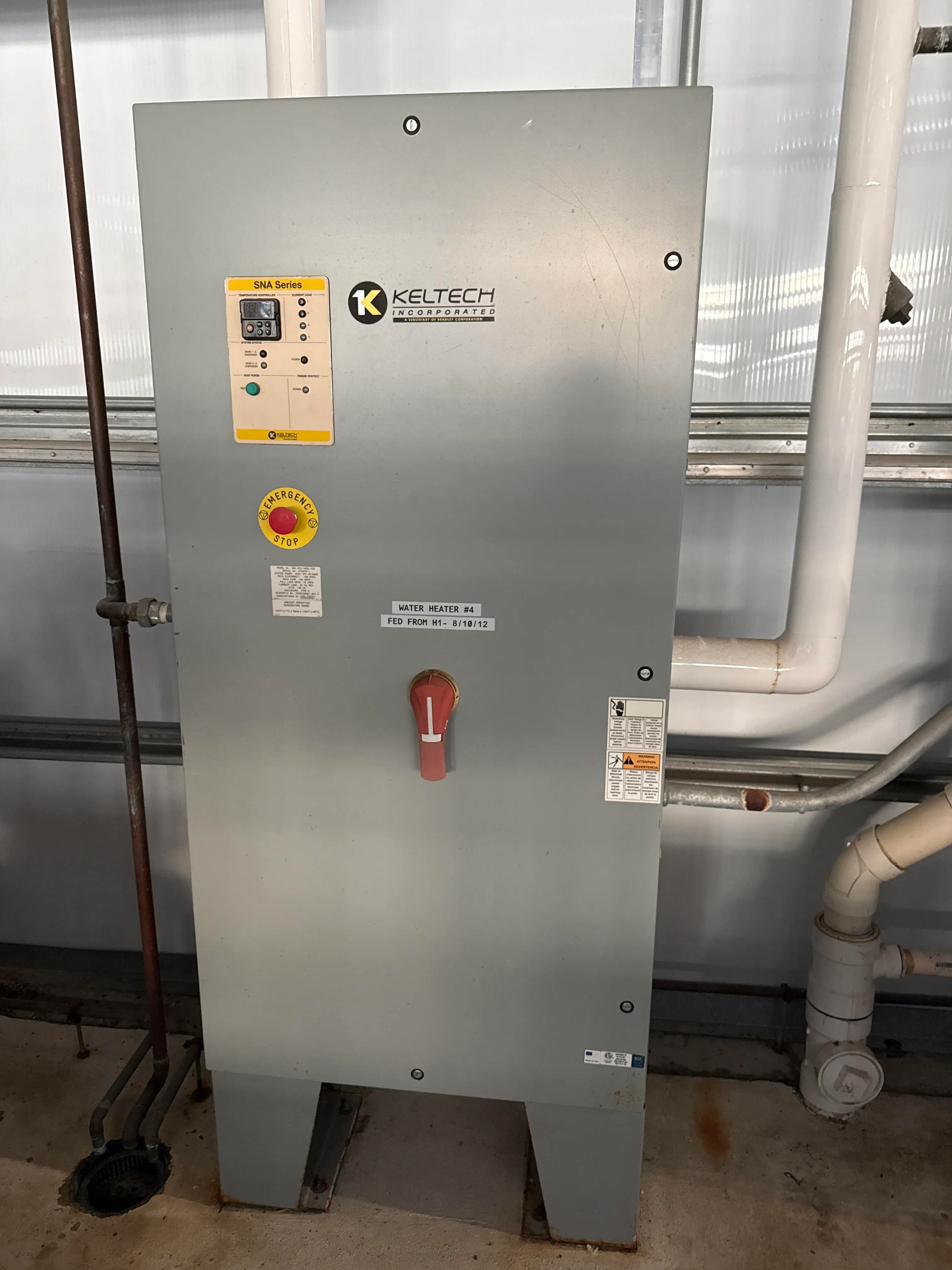 Keltech SNA Series Tankless Electric Water Heater – 480V 3PH, 32kW