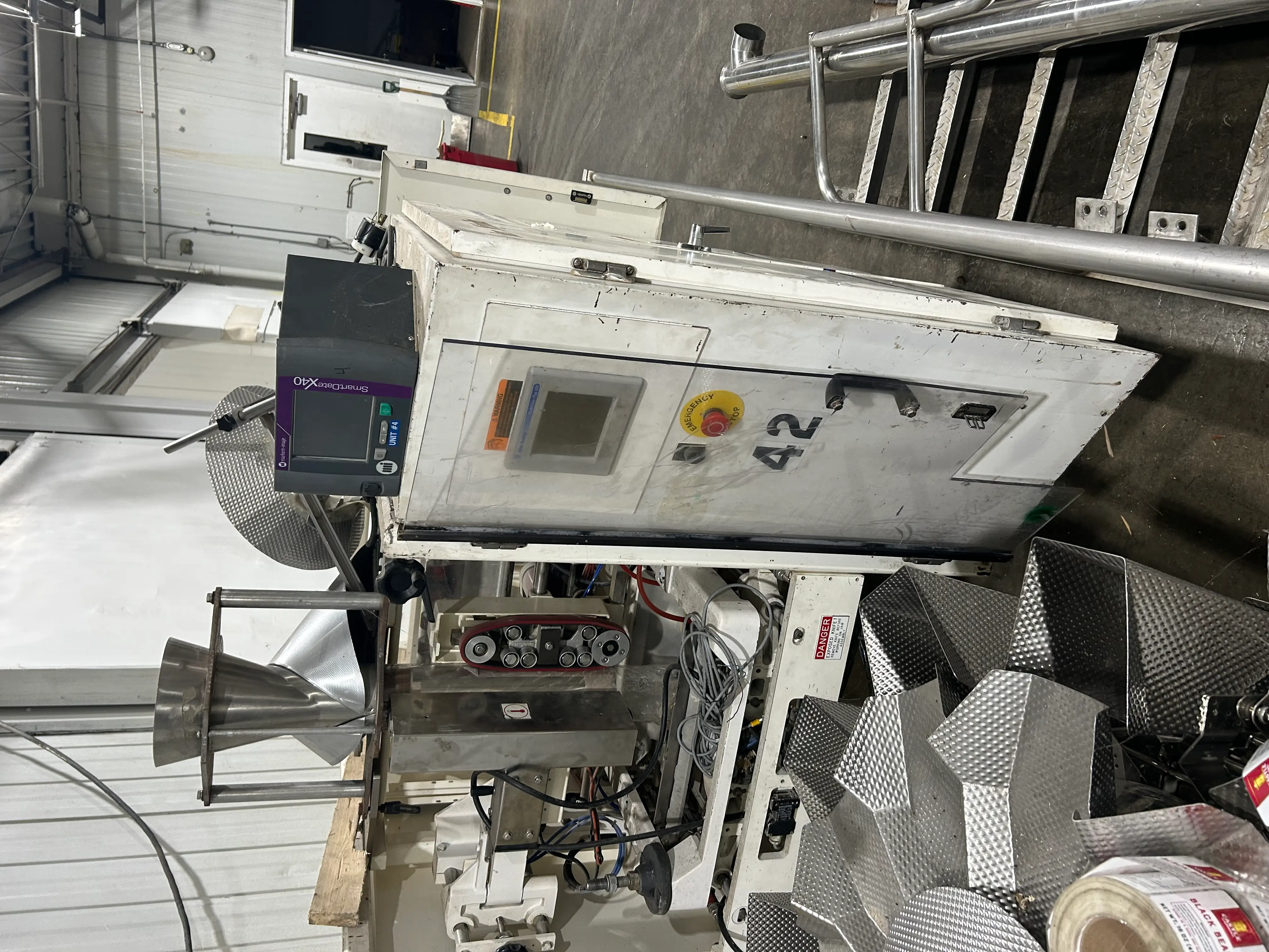 Hayssen 12-16HR VFFS Packaging Line - Complete System with Conveyor & Printer
