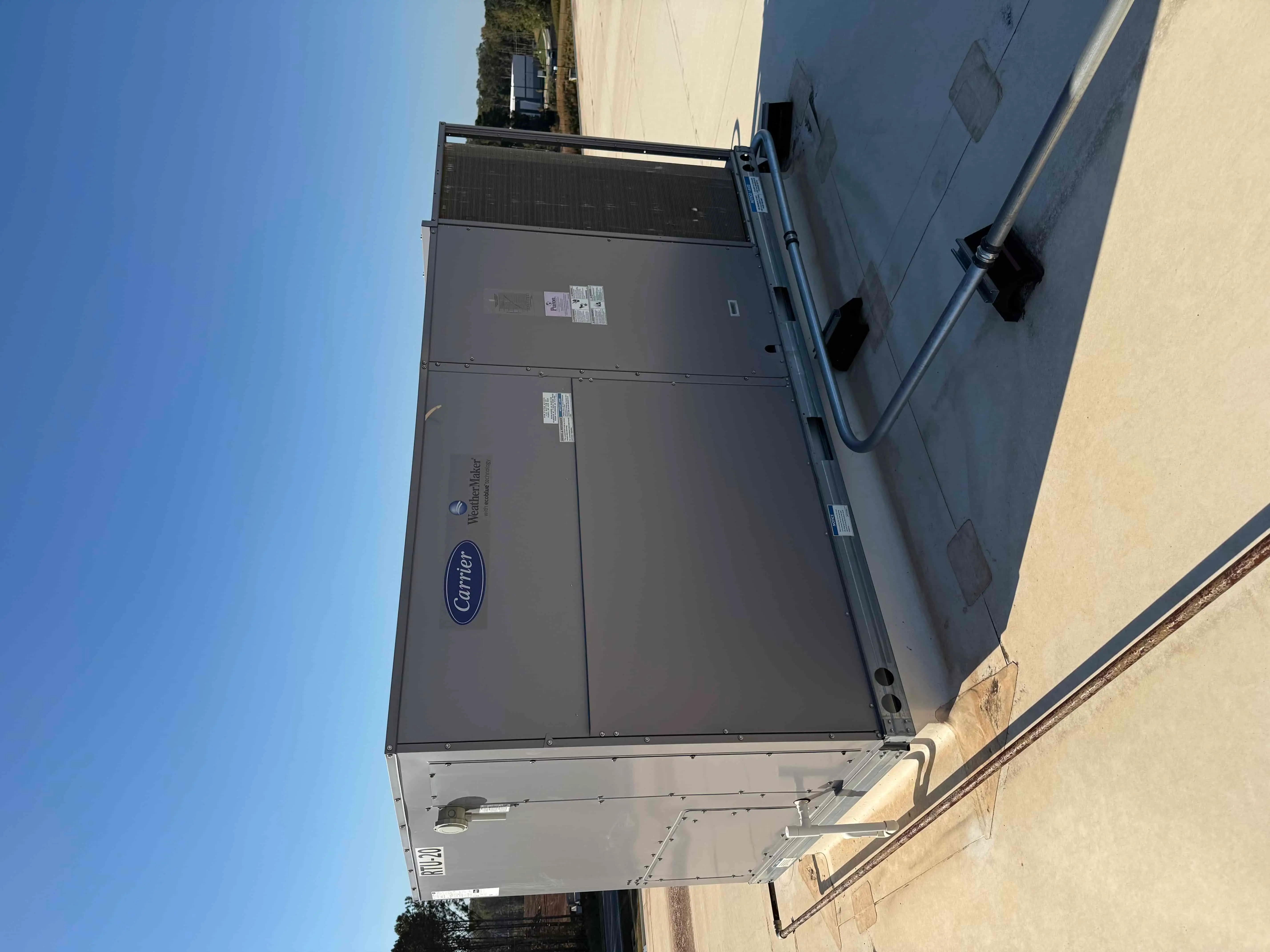 SB6013a: RTU-20 – Carrier 48FCFM16A3A5A04040 WeatherMaker Rooftop Unit, 15 Ton, 460 V 3-Phase, Gas/Electric Packaged HVAC System